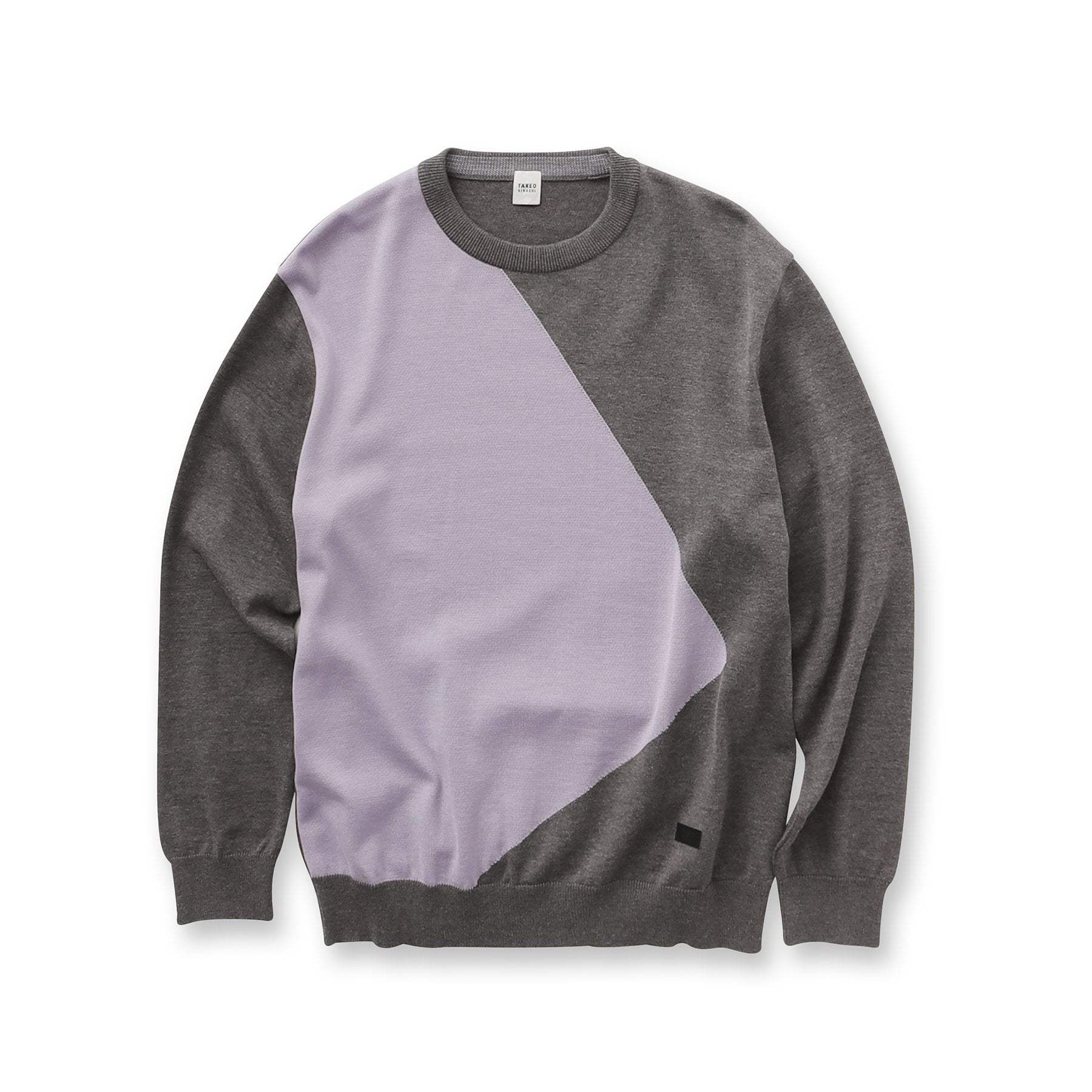 TAKEO KIKUCHI TAKEO KIKUCHI Square Intarsia Pullover Knit