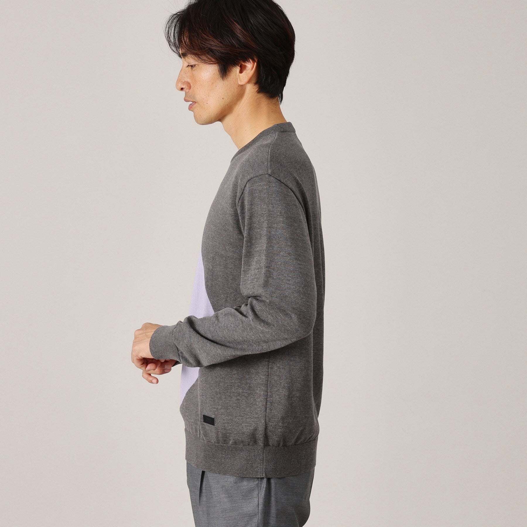 TAKEO KIKUCHI TAKEO KIKUCHI Square Intarsia Pullover Knit