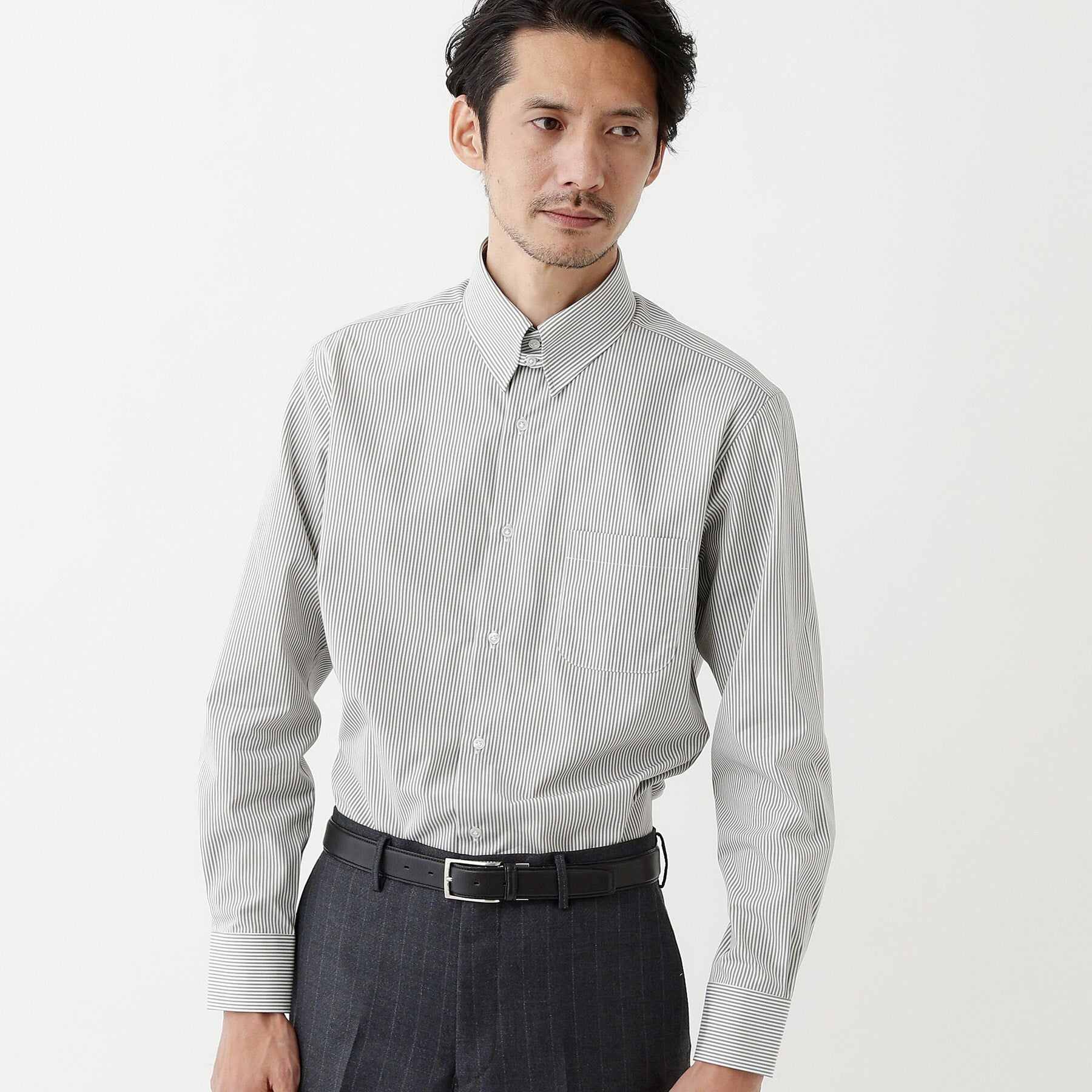 タケオキクチ TAKEO KIKUCHI ロンドンストライプ シャツ