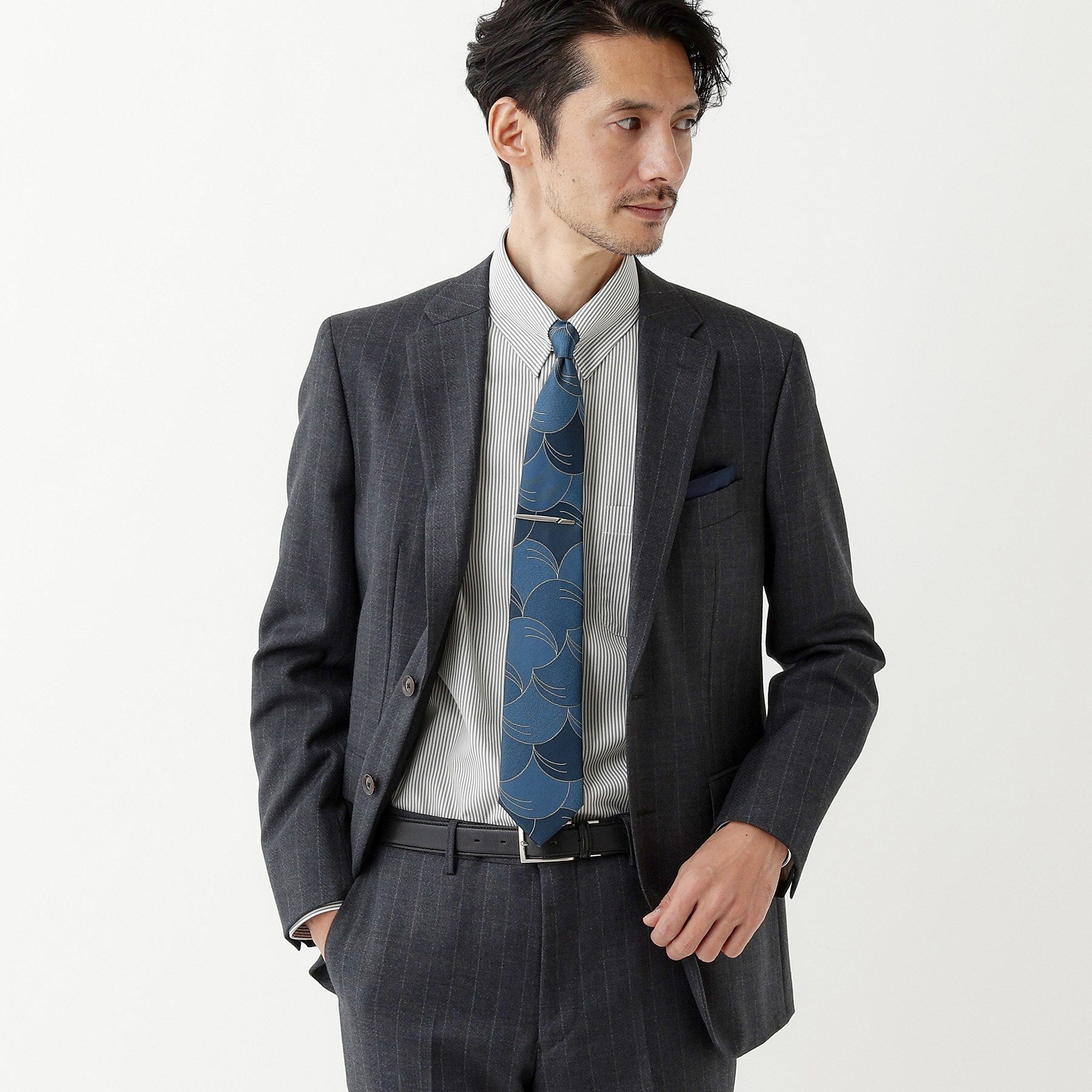 タケオキクチ TAKEO KIKUCHI ロンドンストライプ シャツ