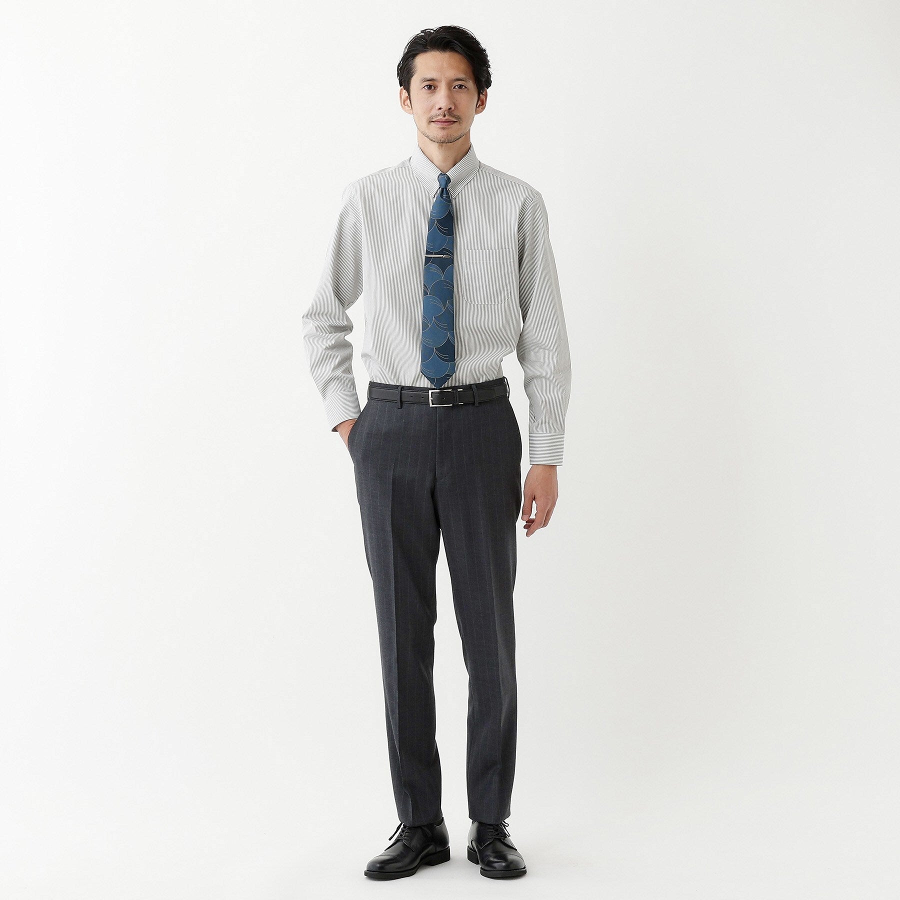 タケオキクチ TAKEO KIKUCHI ロンドンストライプ シャツ