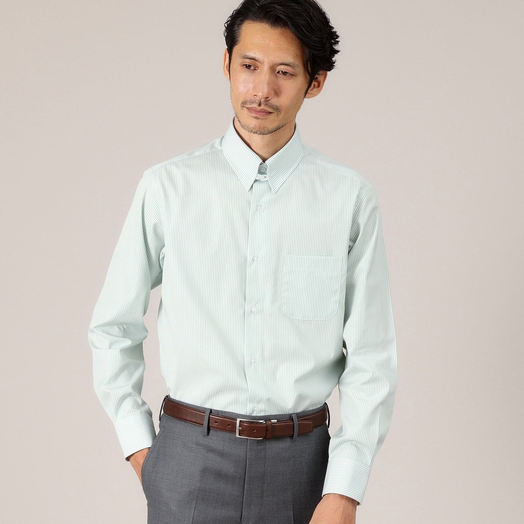 タケオキクチ TAKEO KIKUCHI ロンドンストライプ シャツ