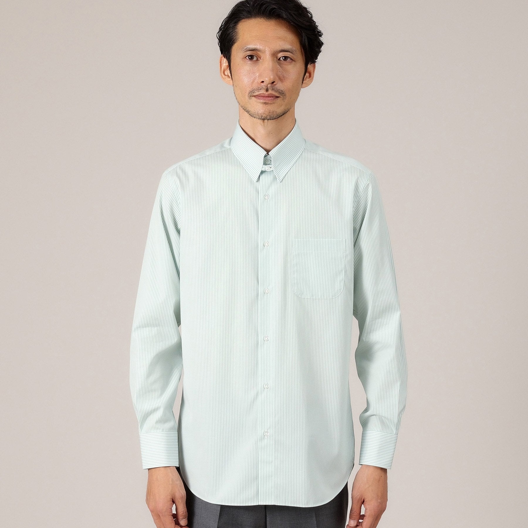 タケオキクチ TAKEO KIKUCHI ロンドンストライプ シャツ