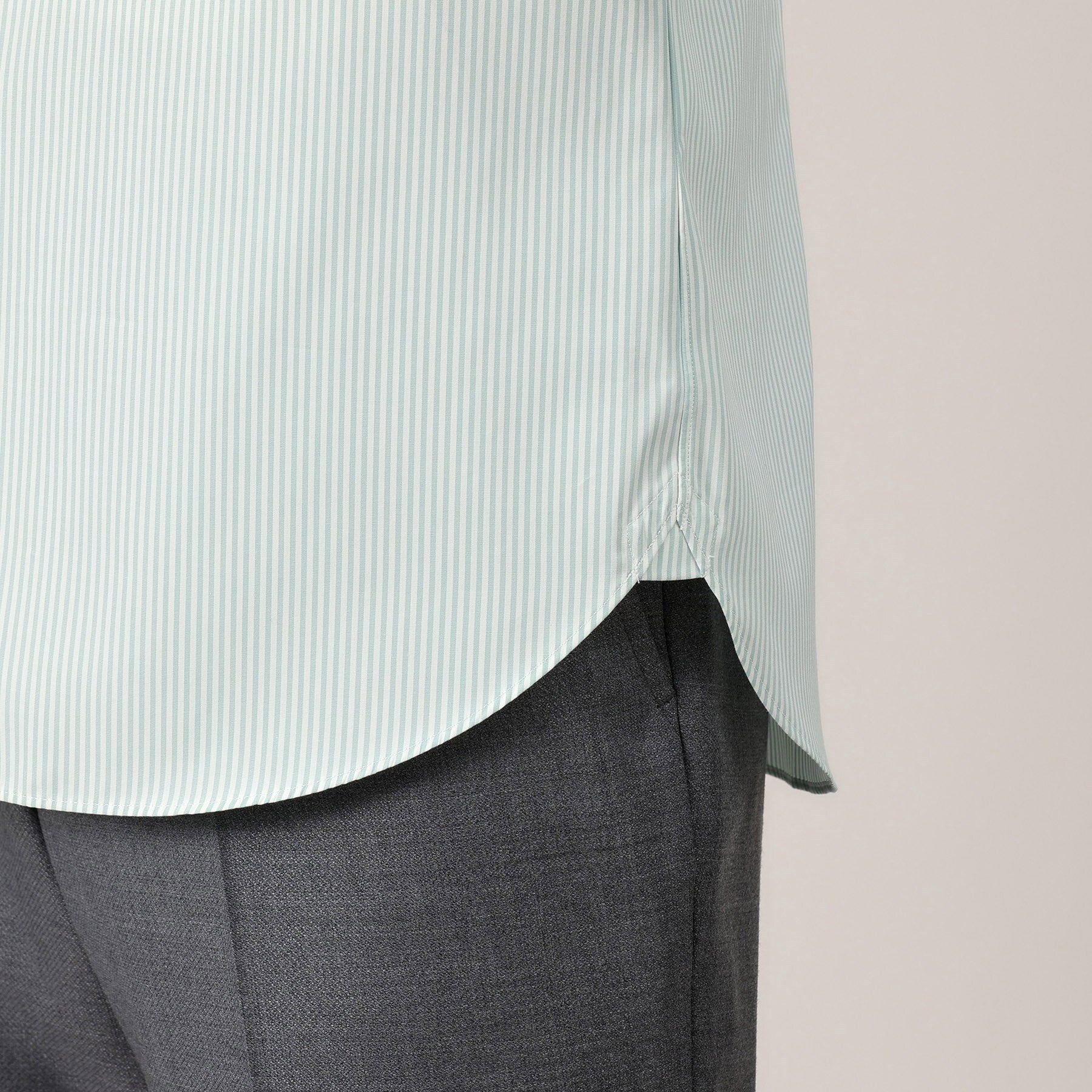 タケオキクチ TAKEO KIKUCHI ロンドンストライプ シャツ (ミントグリーン(221)) ミントグリーン(221)