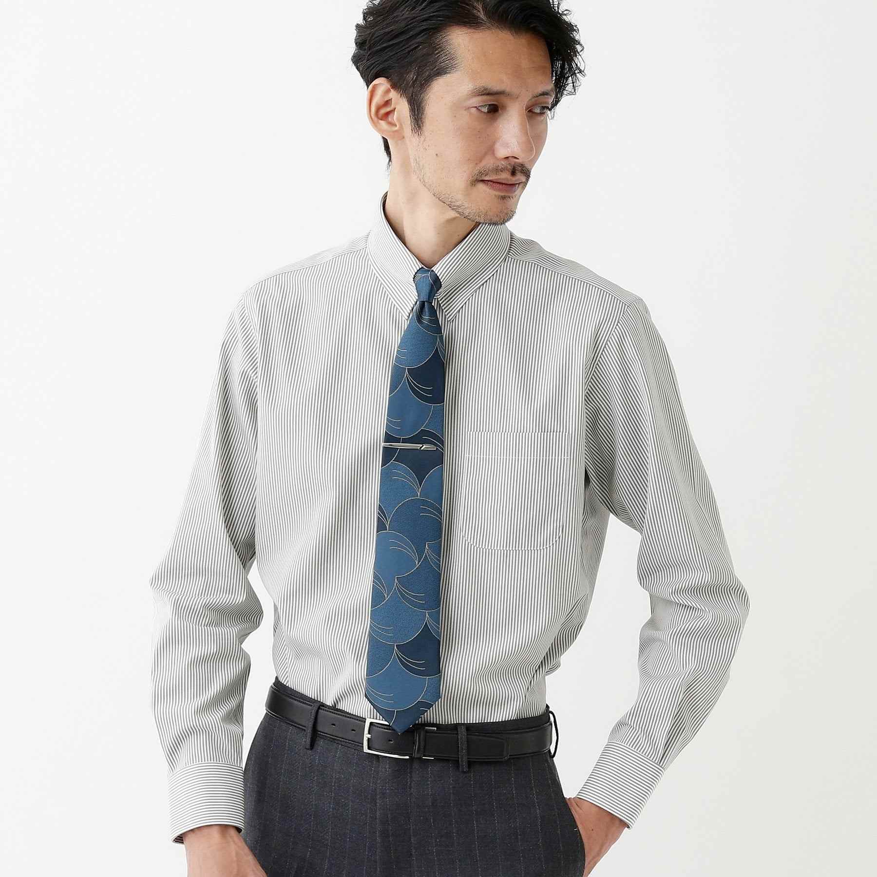 タケオキクチ TAKEO KIKUCHI ロンドンストライプ シャツ