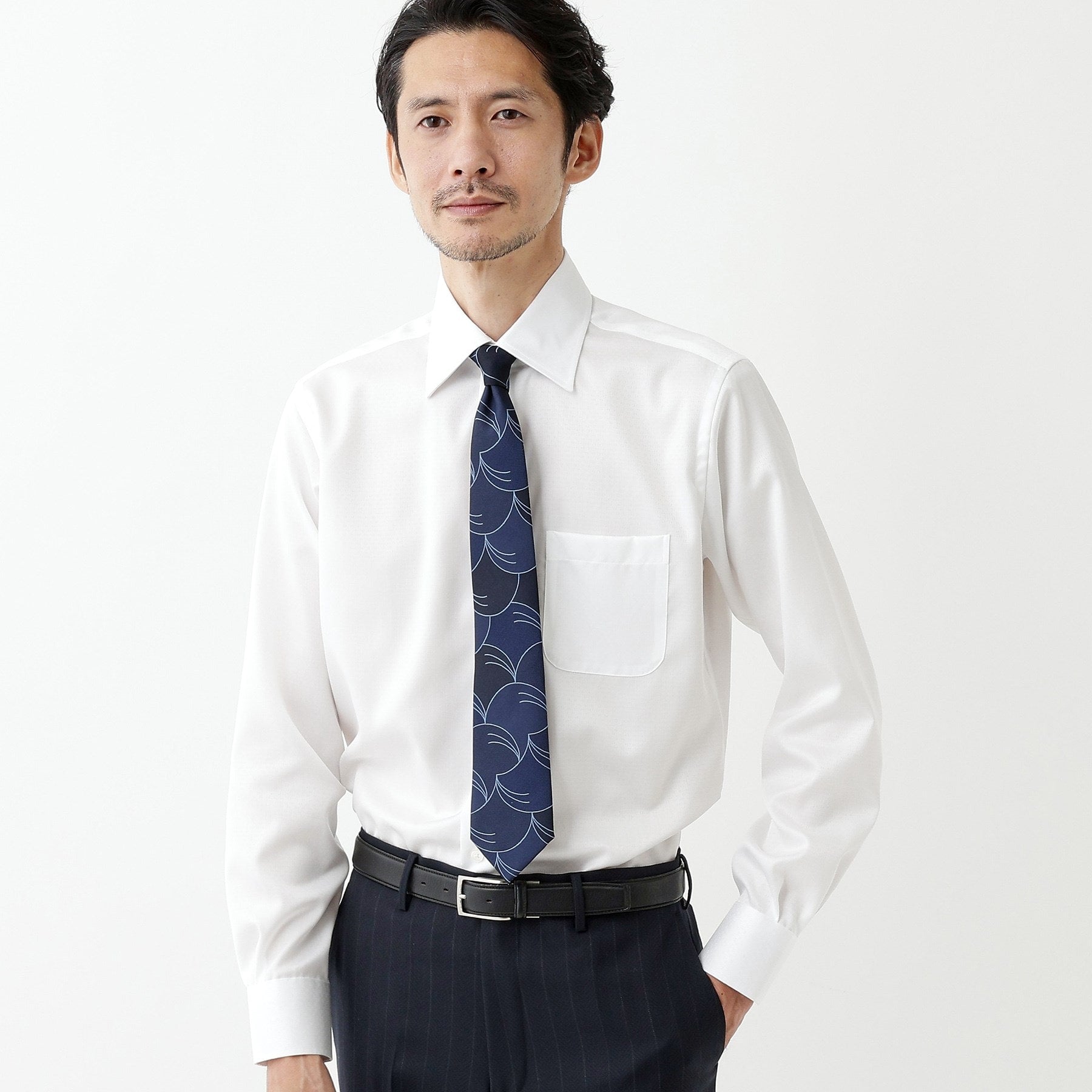 TAKEO KIKUCHI TAKEO KIKUCHI Shadow Dobby Dress Shirt