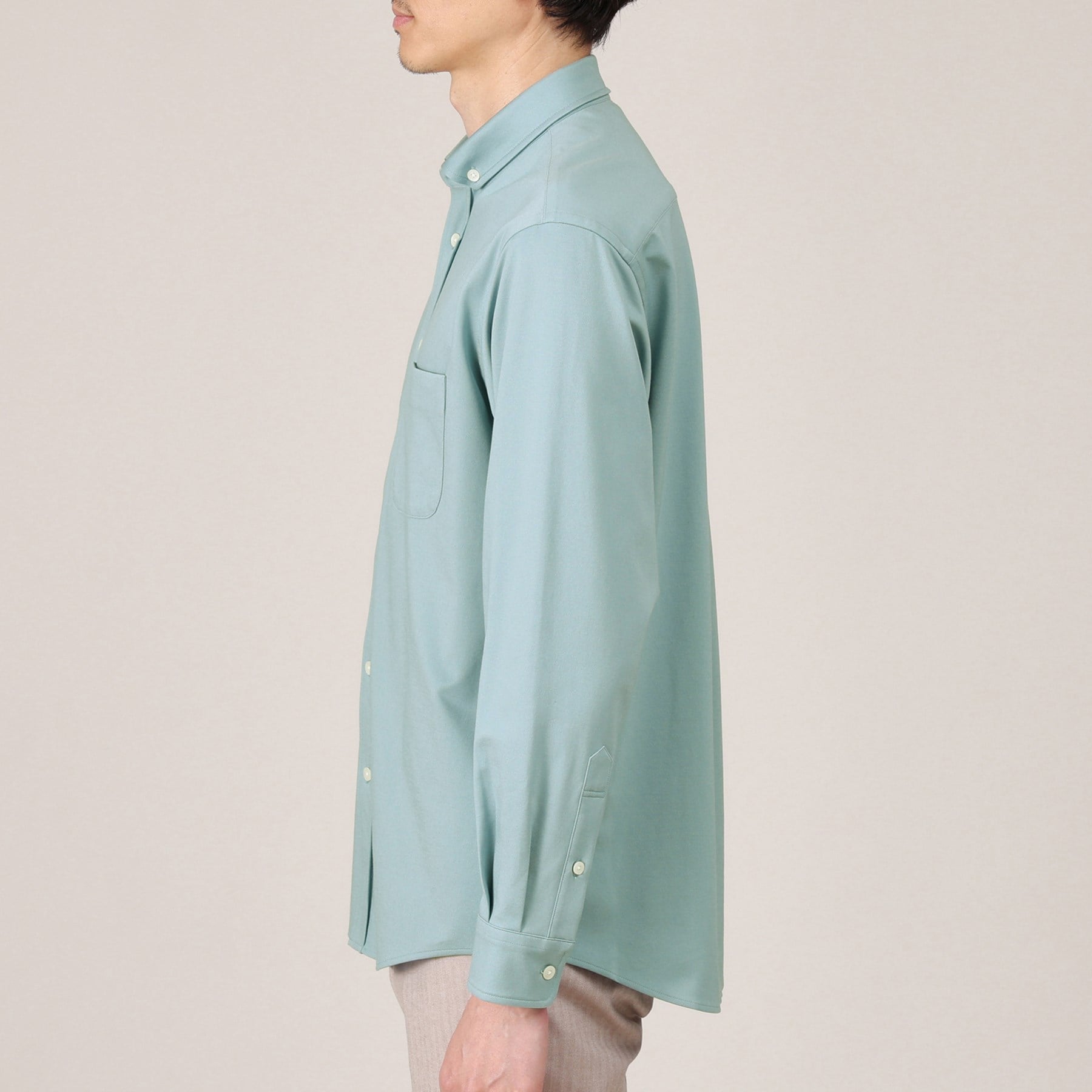 タケオキクチ TAKEO KIKUCHI 【Sサイズ~】ONOFF兼用 モクロディー ボタンダウンシャツ (ブルー(092)) ブルー(092)