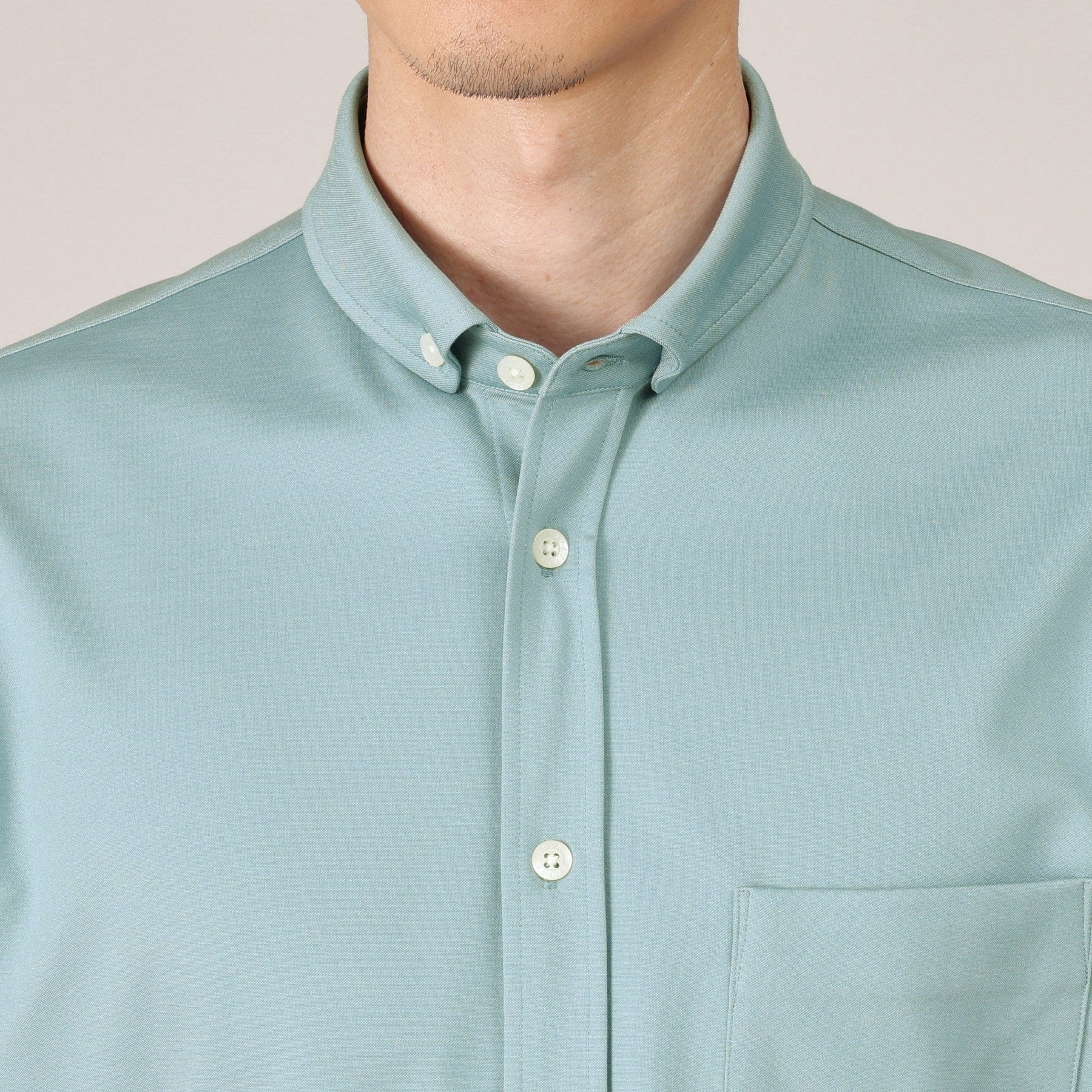 タケオキクチ TAKEO KIKUCHI 【Sサイズ~】ONOFF兼用 モクロディー ボタンダウンシャツ (ブルー(092)) ブルー(092)