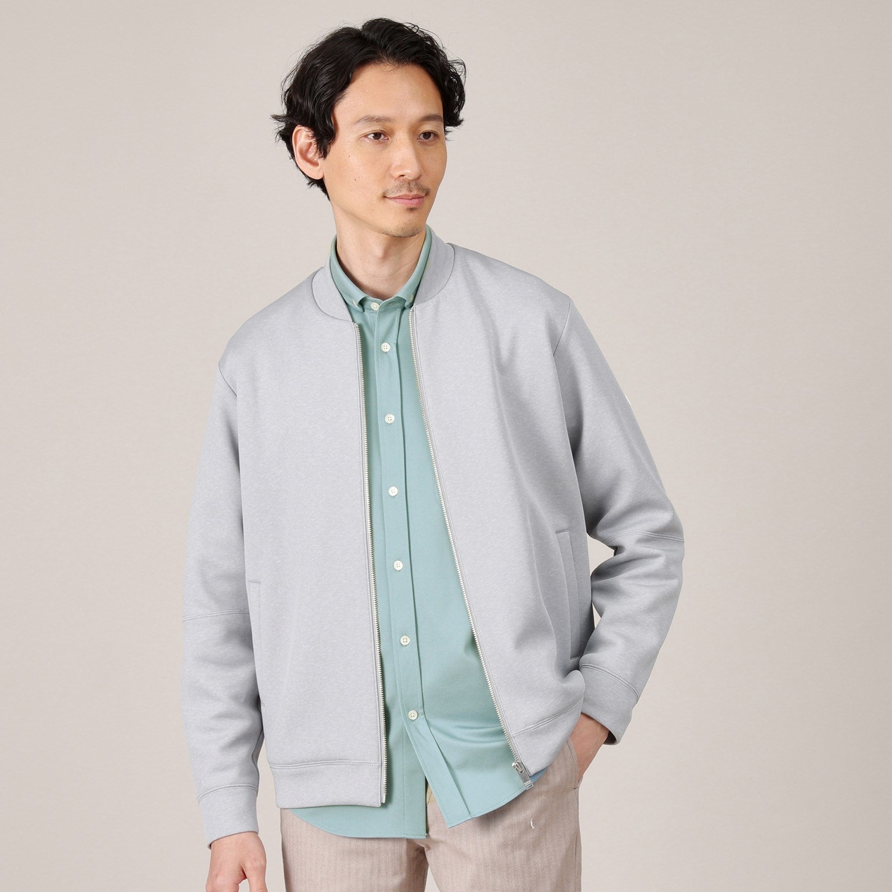 タケオキクチ TAKEO KIKUCHI 【Sサイズ~】ONOFF兼用 モクロディー ボタンダウンシャツ (ブルー(092)) ブルー(092)