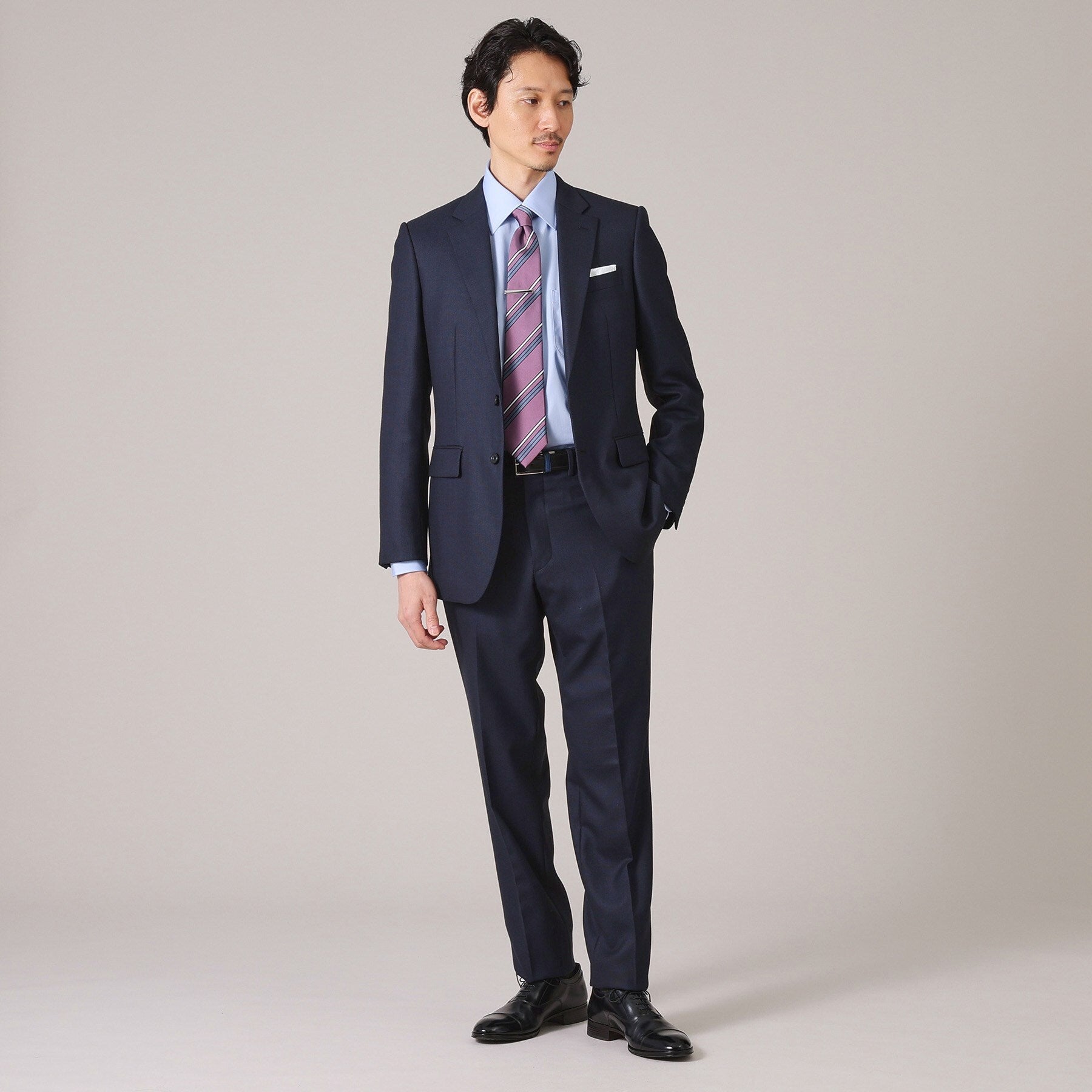 タケオキクチ TAKEO KIKUCHI グログラン セミワイドカラー シャツ (ホワイト(001)) ホワイト(001)