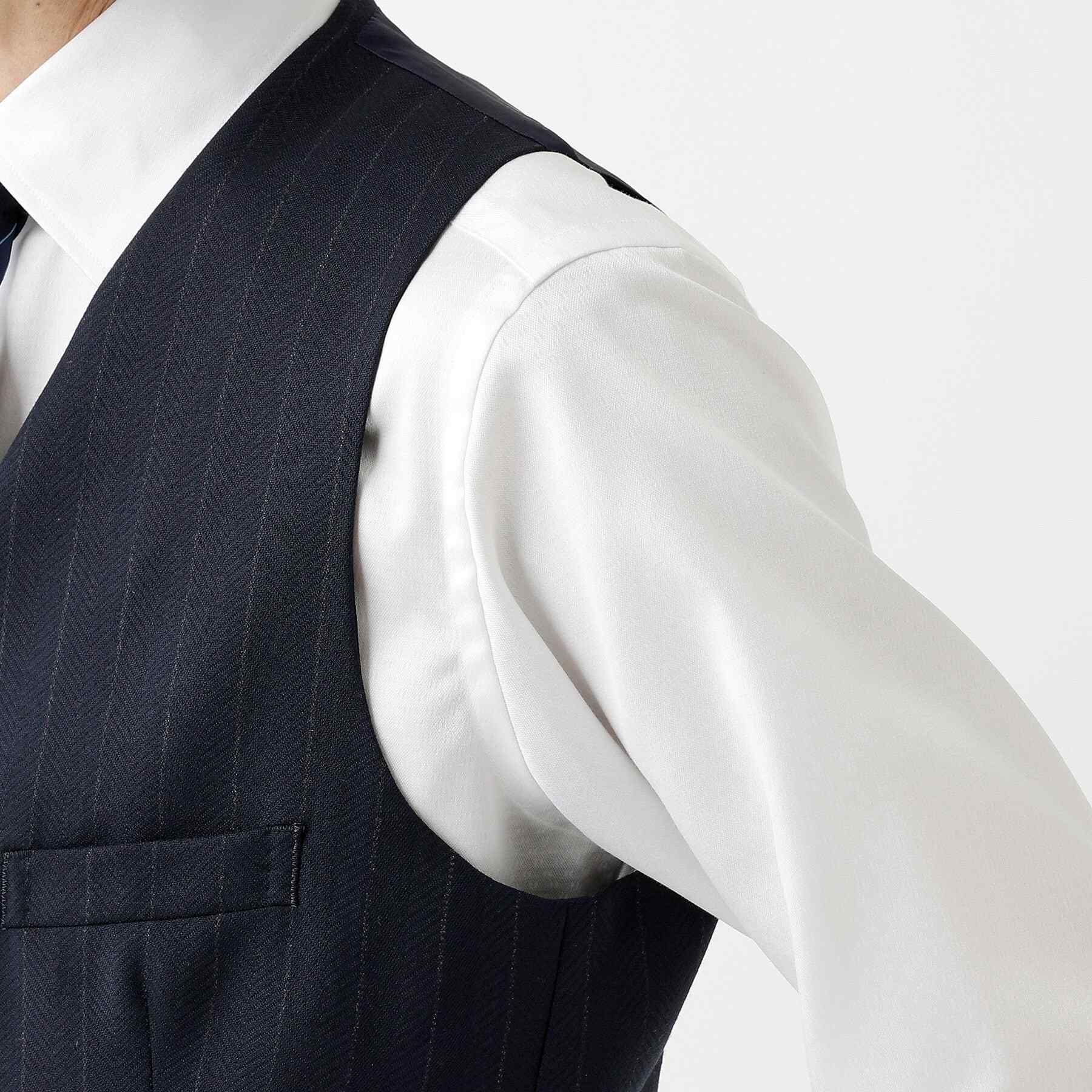 TAKEO KIKUCHI TAKEO KIKUCHI 【THE FLAGSHIP】矢絣條紋背心