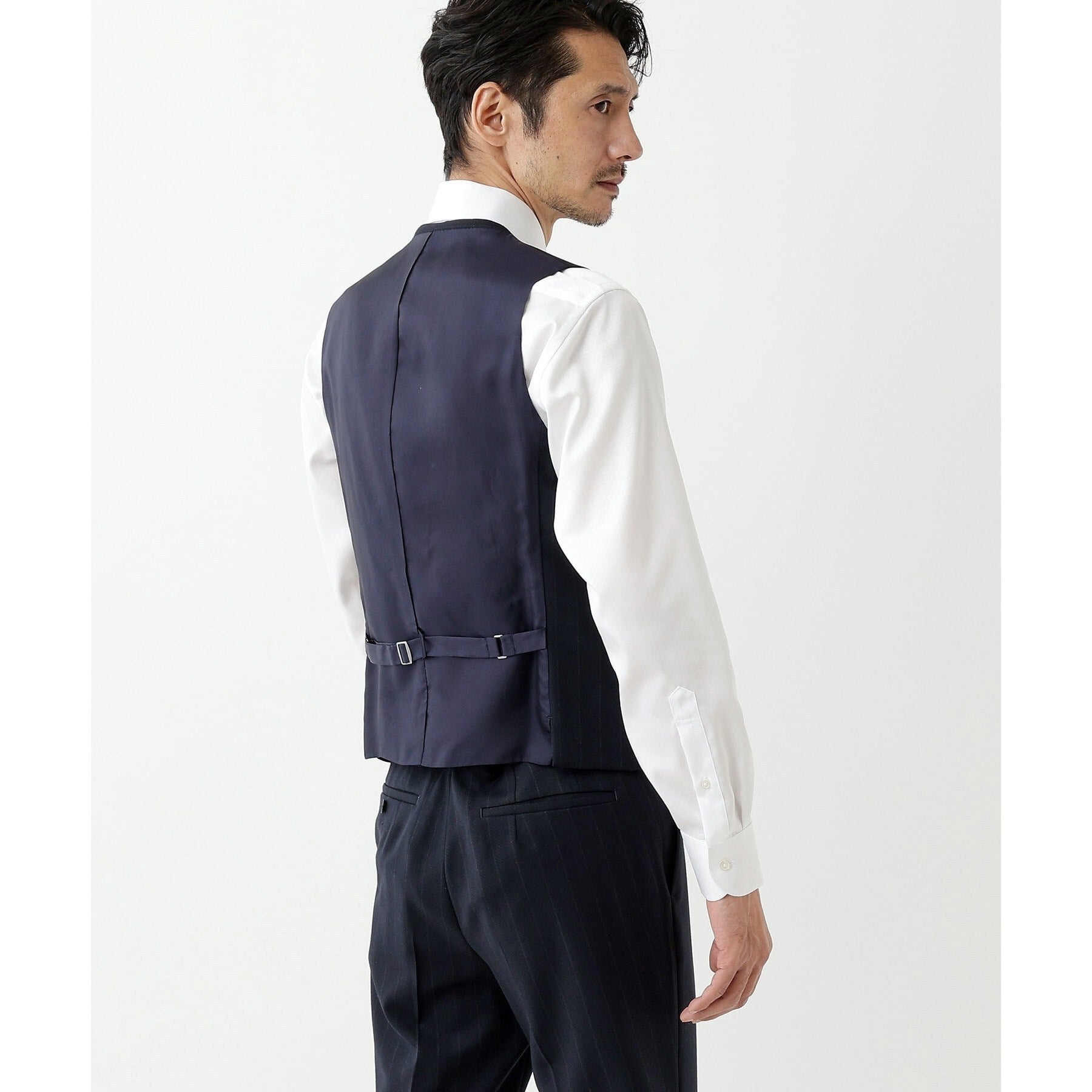 TAKEO KIKUCHI TAKEO KIKUCHI 【THE FLAGSHIP】矢絣條紋背心