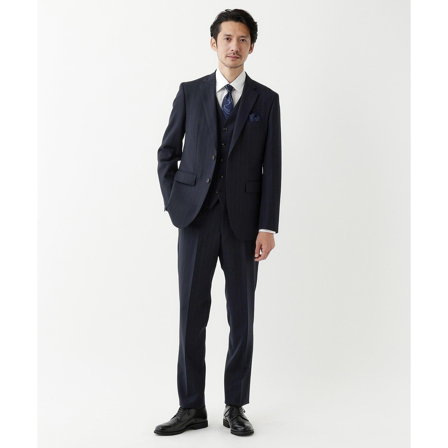 TAKEO KIKUCHI TAKEO KIKUCHI 【THE FLAGSHIP】矢絣條紋背心