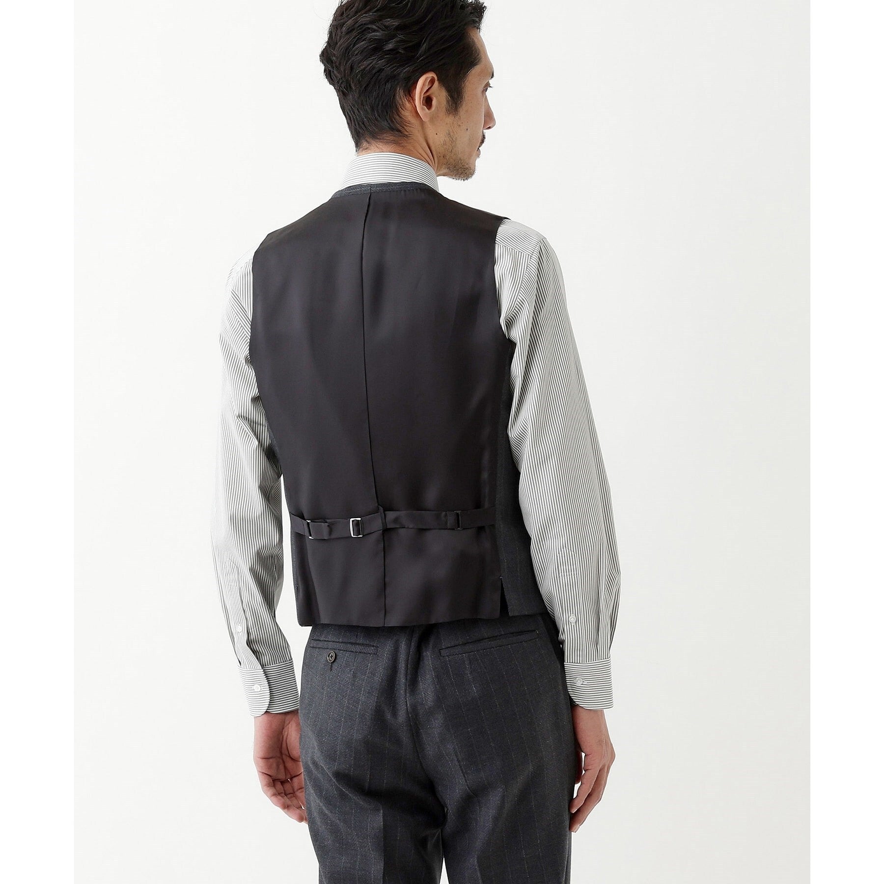 TAKEO KIKUCHI TAKEO KIKUCHI 【THE FLAGSHIP】矢絣條紋背心