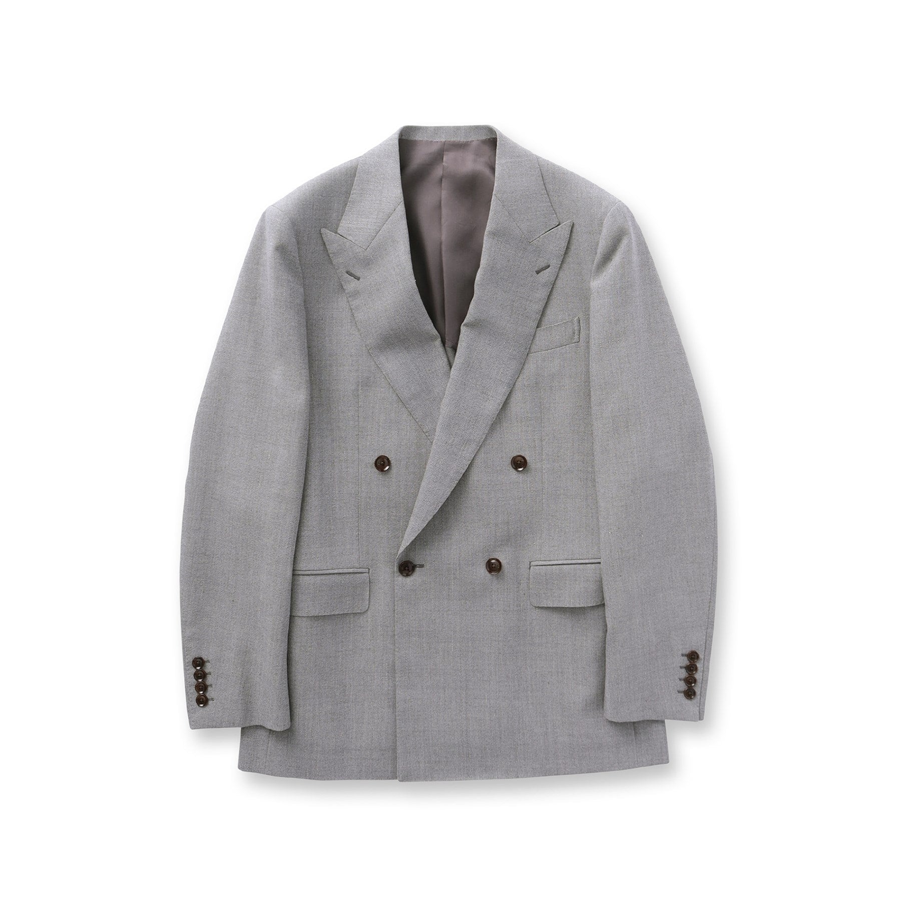 TAKEO KIKUCHI TAKEO KIKUCHI 【THE FLAGSHIP】古巴海灘亞麻 雙排扣西裝