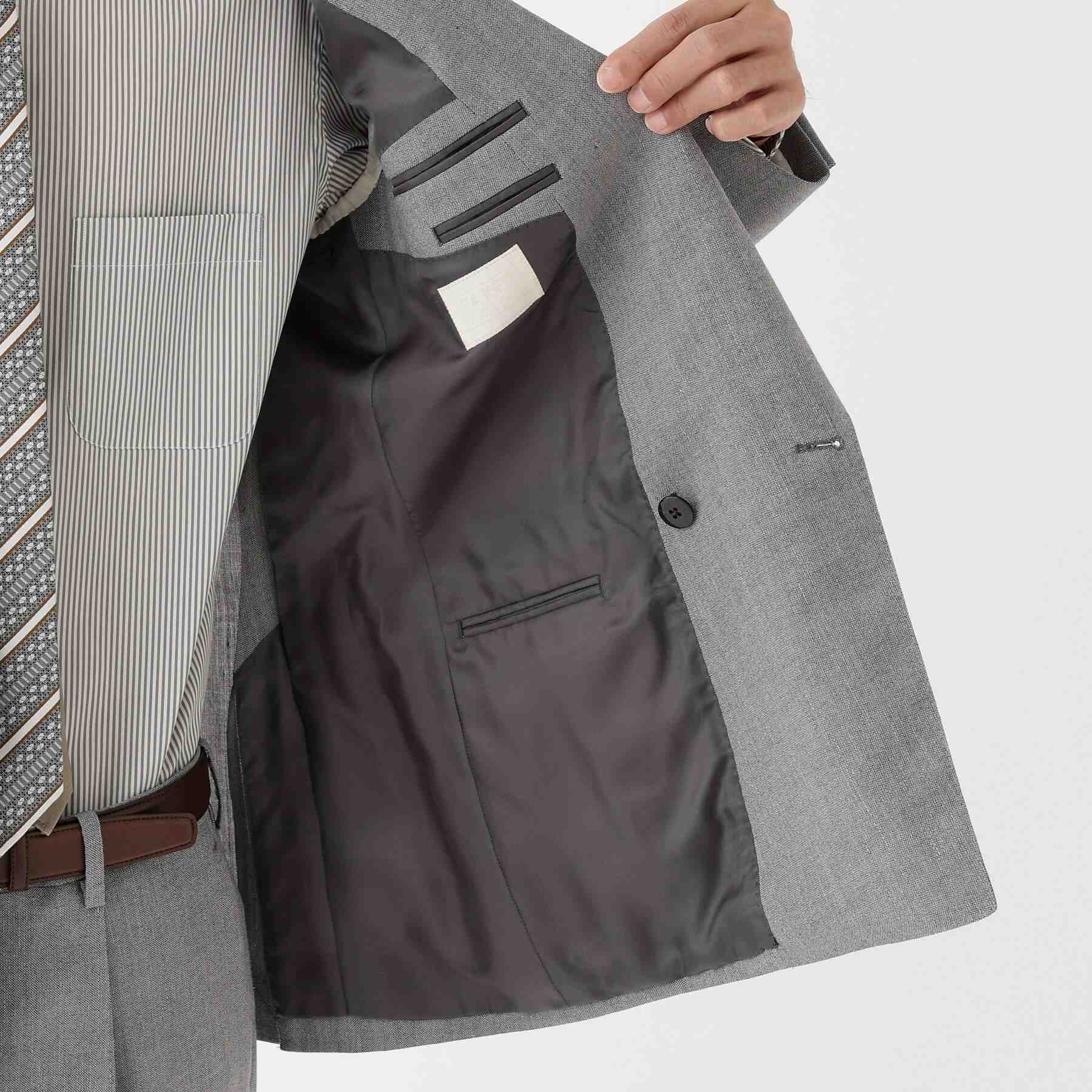 TAKEO KIKUCHI TAKEO KIKUCHI 【THE FLAGSHIP】古巴海灘亞麻 雙排扣西裝