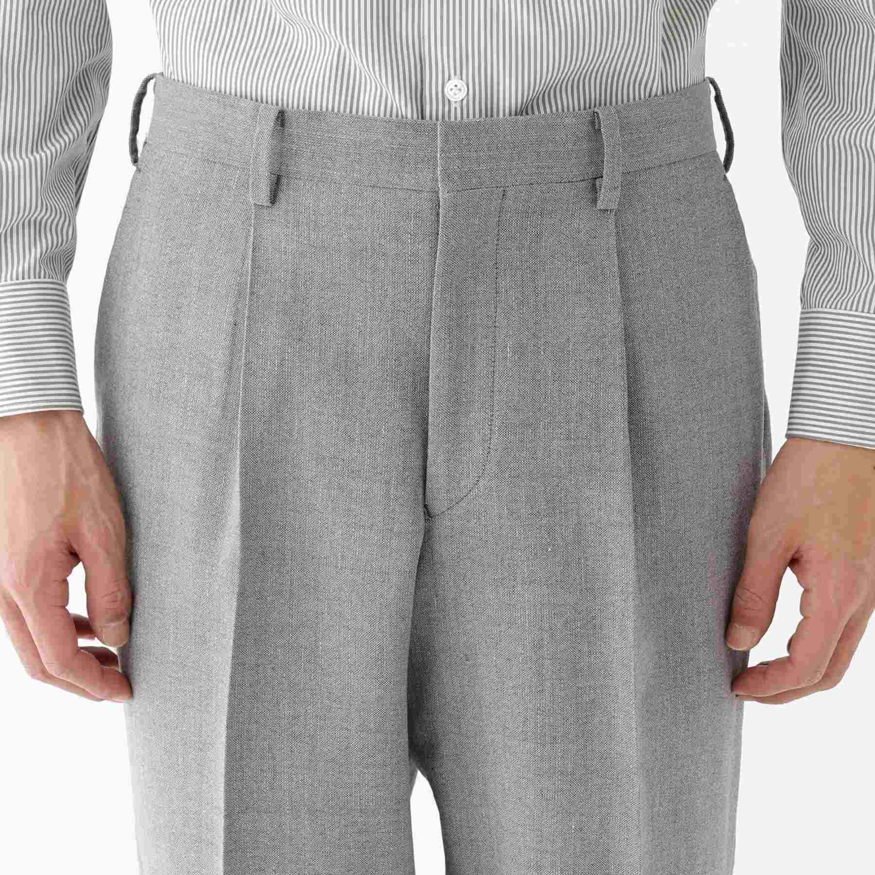 TAKEO KIKUCHI TAKEO KIKUCHI 【THE FLAGSHIP】古巴海灘亞麻 雙排扣西裝