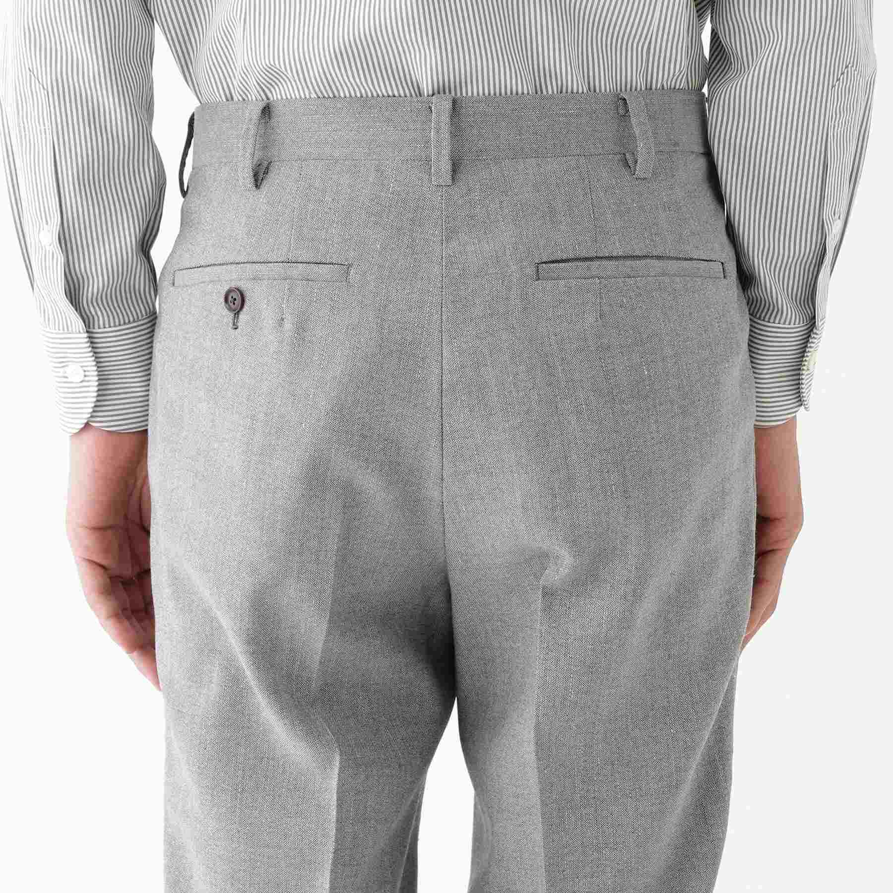 TAKEO KIKUCHI TAKEO KIKUCHI 【THE FLAGSHIP】古巴海灘亞麻 雙排扣西裝