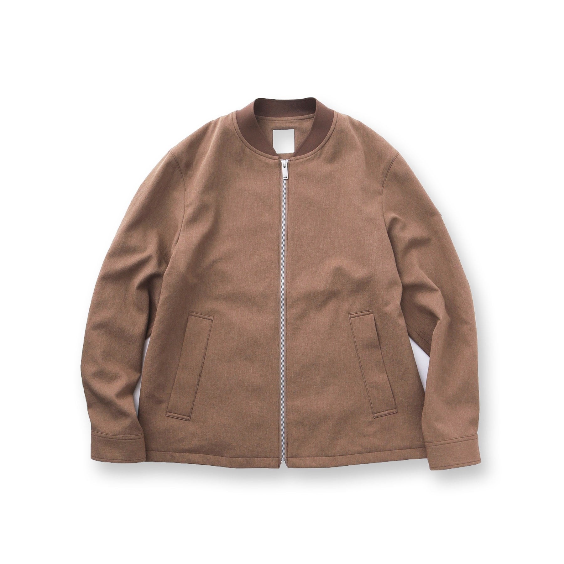 タケオキクチ TAKEO KIKUCHI リネンライクカルゼ リブブルゾン (ブルー(093)) ブルー(093)