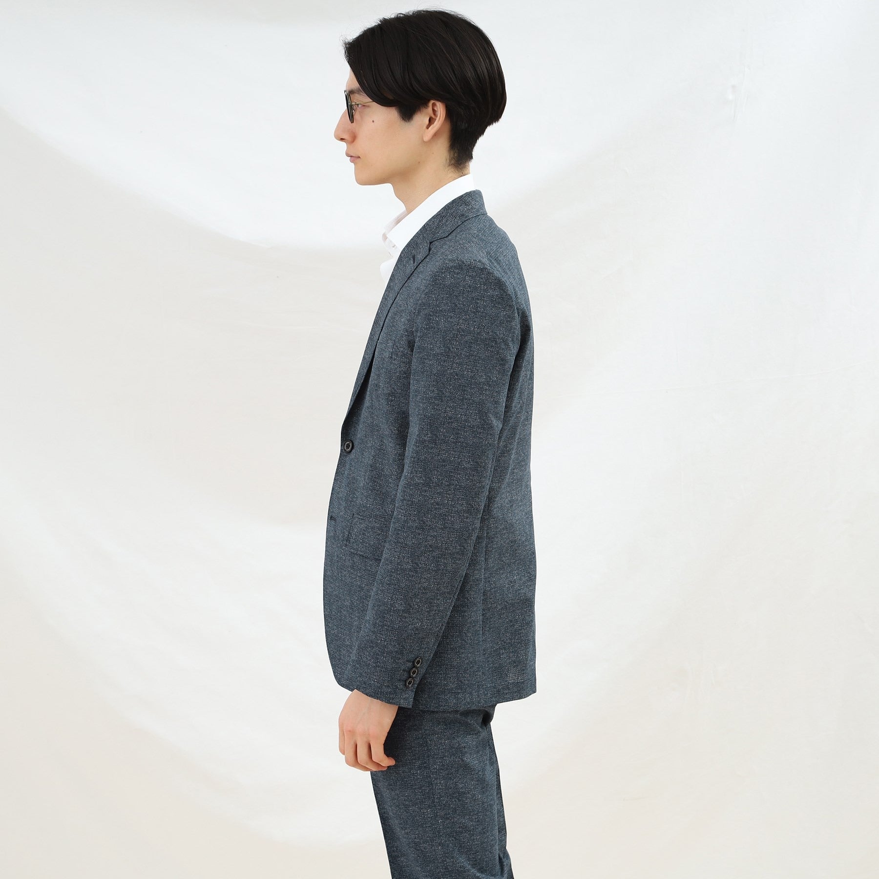 タケオキクチ TAKEO KIKUCHI 【抗菌防臭】COOL DOTS(R)ドビープリント ジャケット (ネイビー(094)) ネイビー(094)