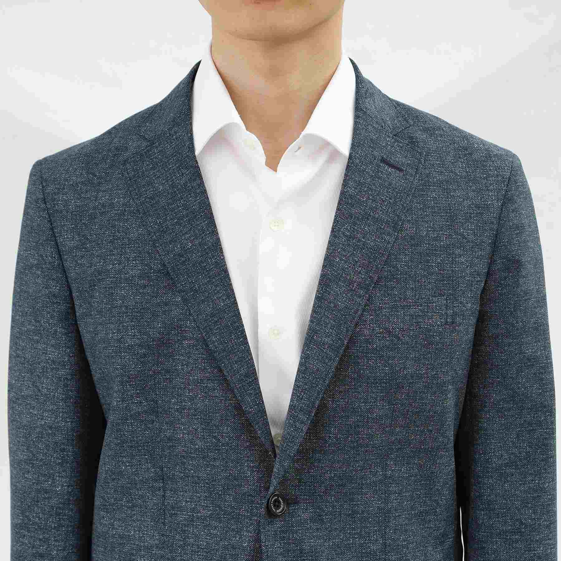 タケオキクチ TAKEO KIKUCHI 【抗菌防臭】COOL DOTS(R)ドビープリント ジャケット (ネイビー(094)) ネイビー(094)