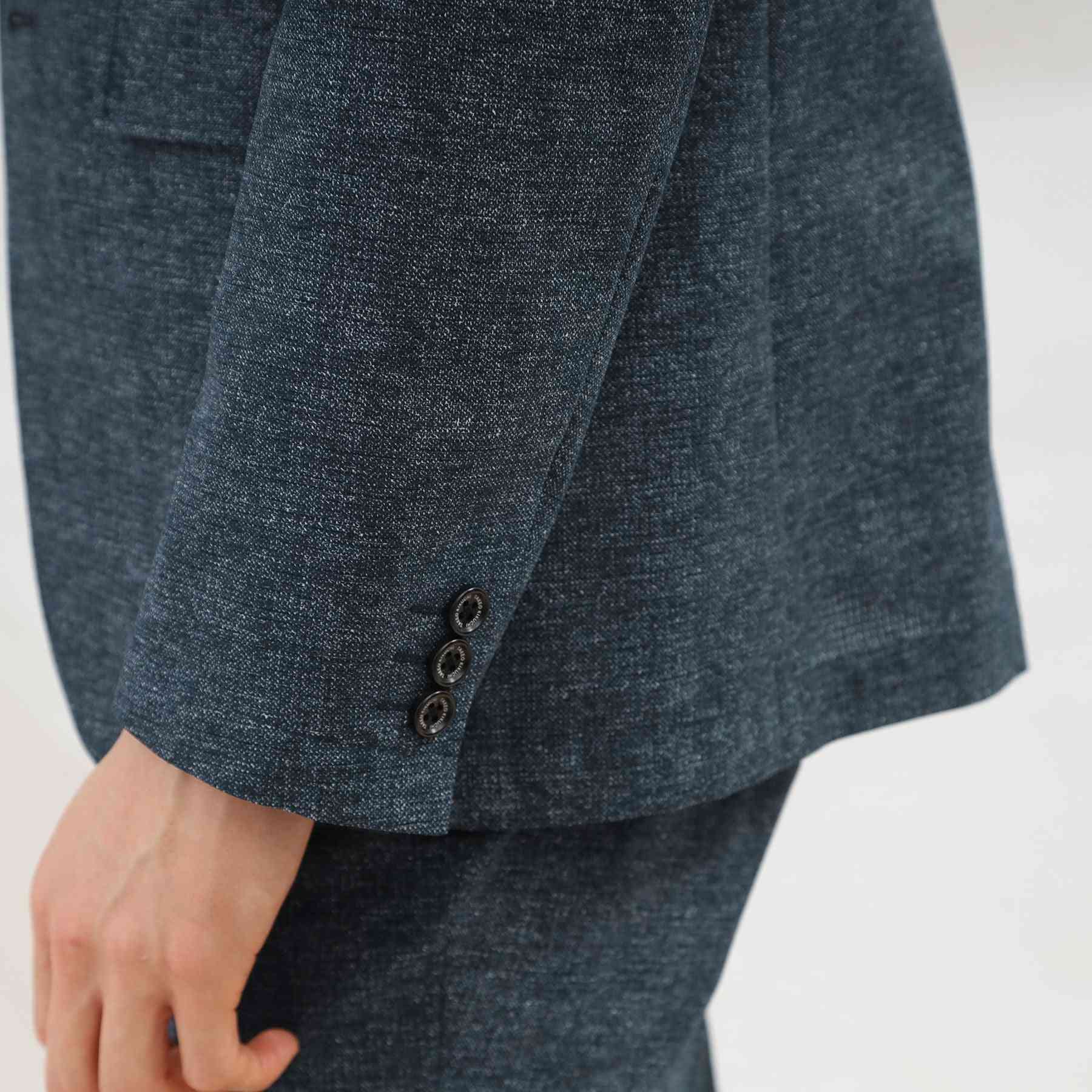 タケオキクチ TAKEO KIKUCHI 【抗菌防臭】COOL DOTS(R)ドビープリント ジャケット (ネイビー(094)) ネイビー(094)