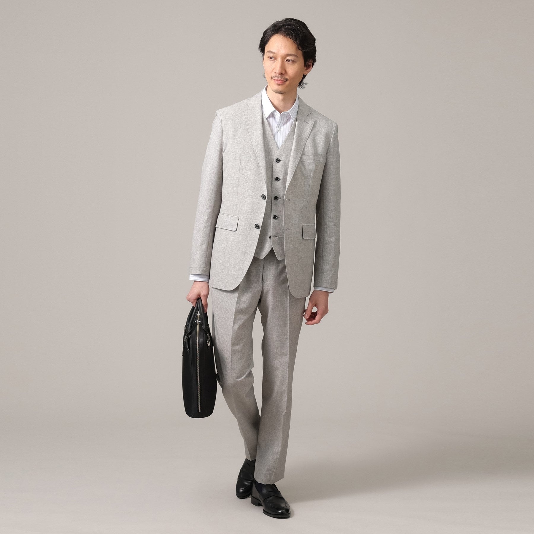 タケオキクチ TAKEO KIKUCHI 【抗菌防臭】COOL DOTS(R)ドビープリント ジャケット (ネイビー(094)) ネイビー(094)