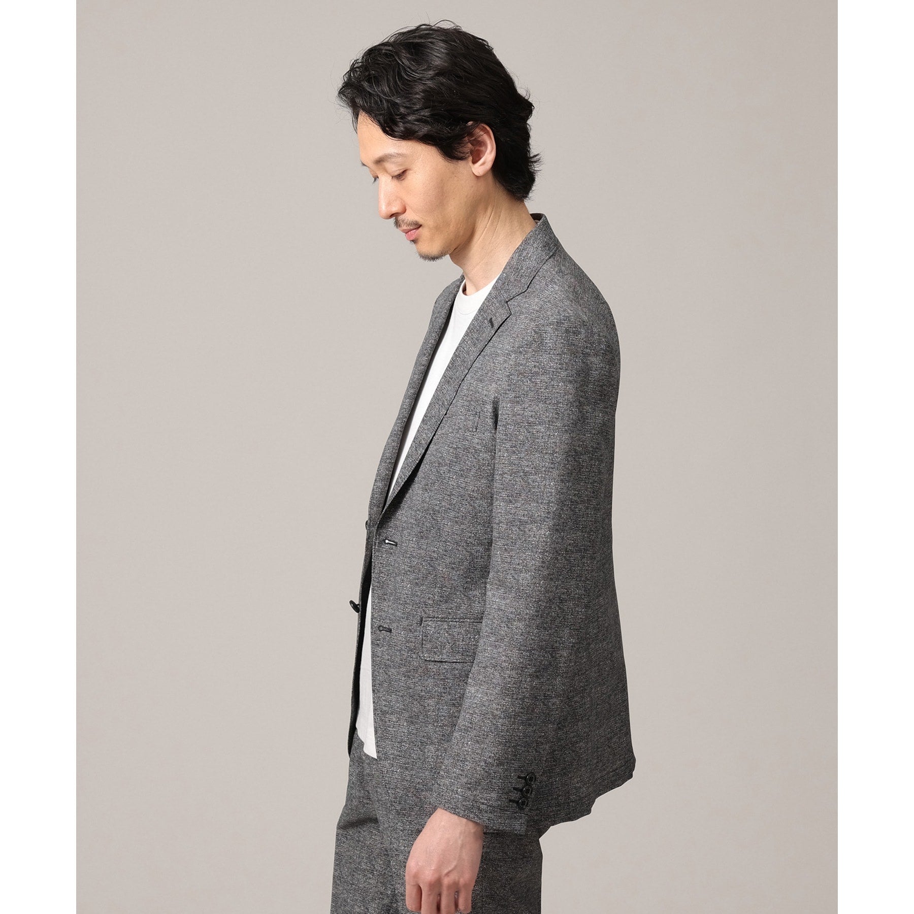 タケオキクチ TAKEO KIKUCHI 【抗菌防臭】COOL DOTS(R)ドビープリント ジャケット (ネイビー(094)) ネイビー(094)