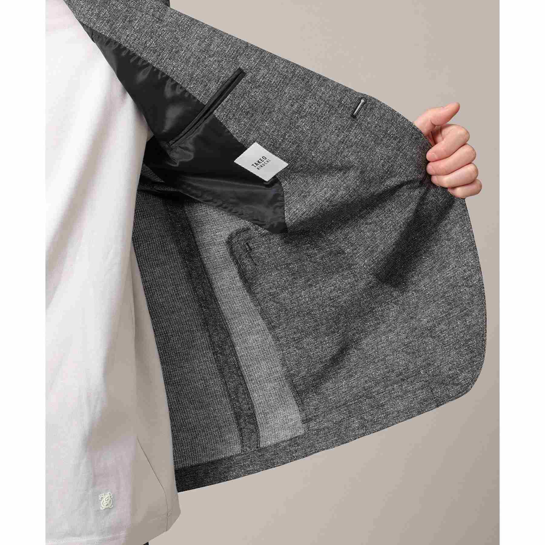 タケオキクチ TAKEO KIKUCHI 【抗菌防臭】COOL DOTS(R)ドビープリント ジャケット (ネイビー(094)) ネイビー(094)