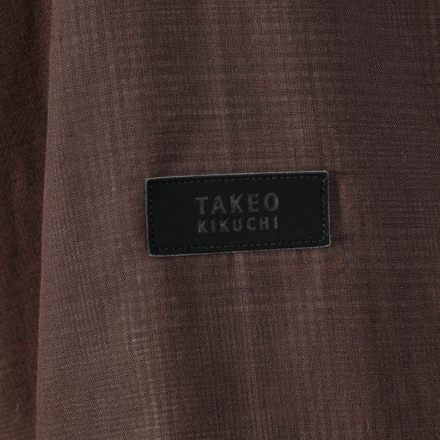 タケオキクチ TAKEO KIKUCHI ダブルフェイス シャツ 羽織り (ブラウン(044)) ブラウン(044)