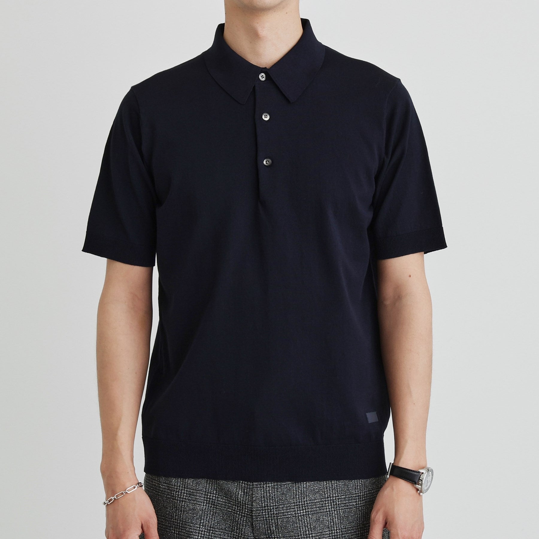 タケオキクチ TAKEO KIKUCHI テーラードニット ポロシャツ (ネイビー(094)) ネイビー(094)