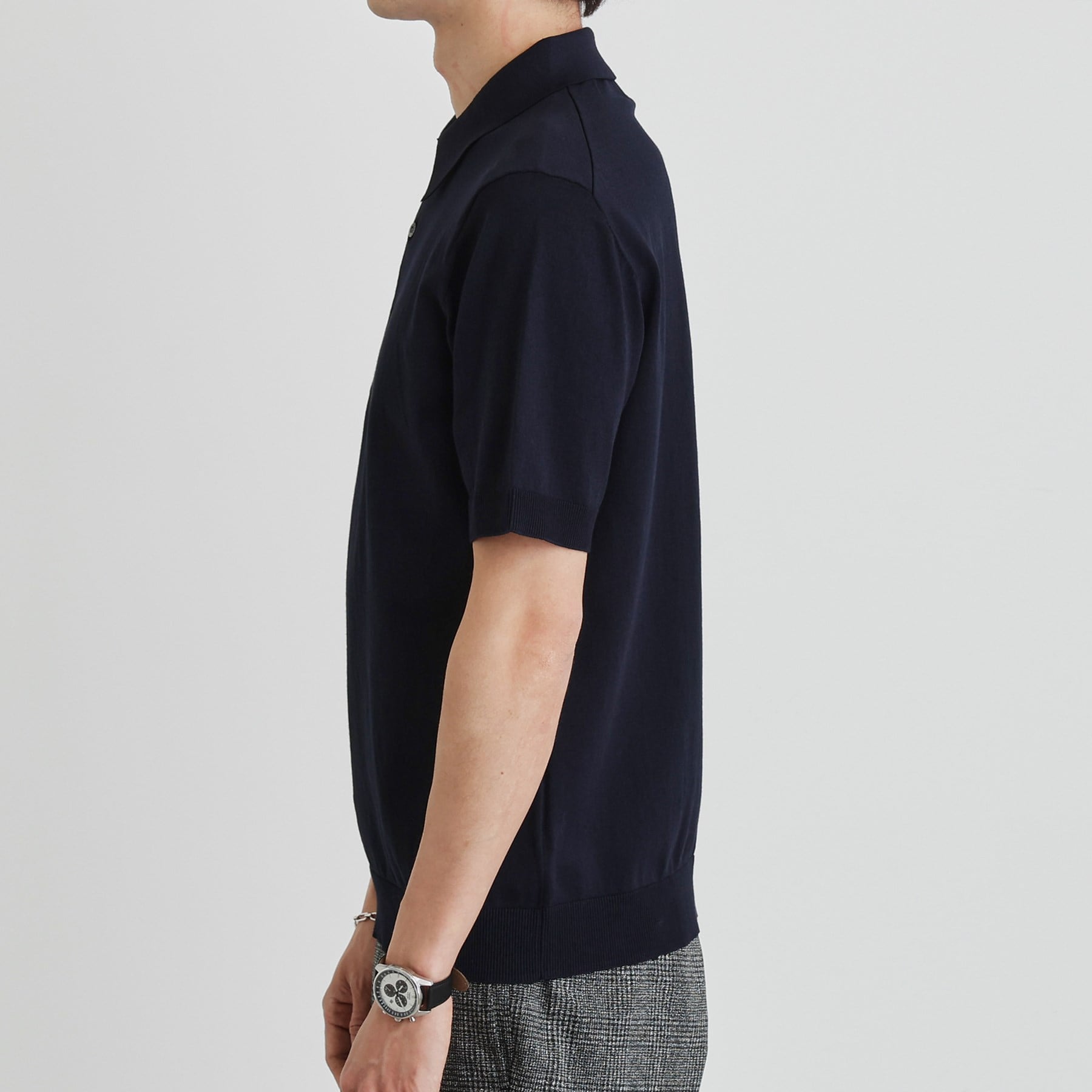 タケオキクチ TAKEO KIKUCHI テーラードニット ポロシャツ (ネイビー(094)) ネイビー(094)