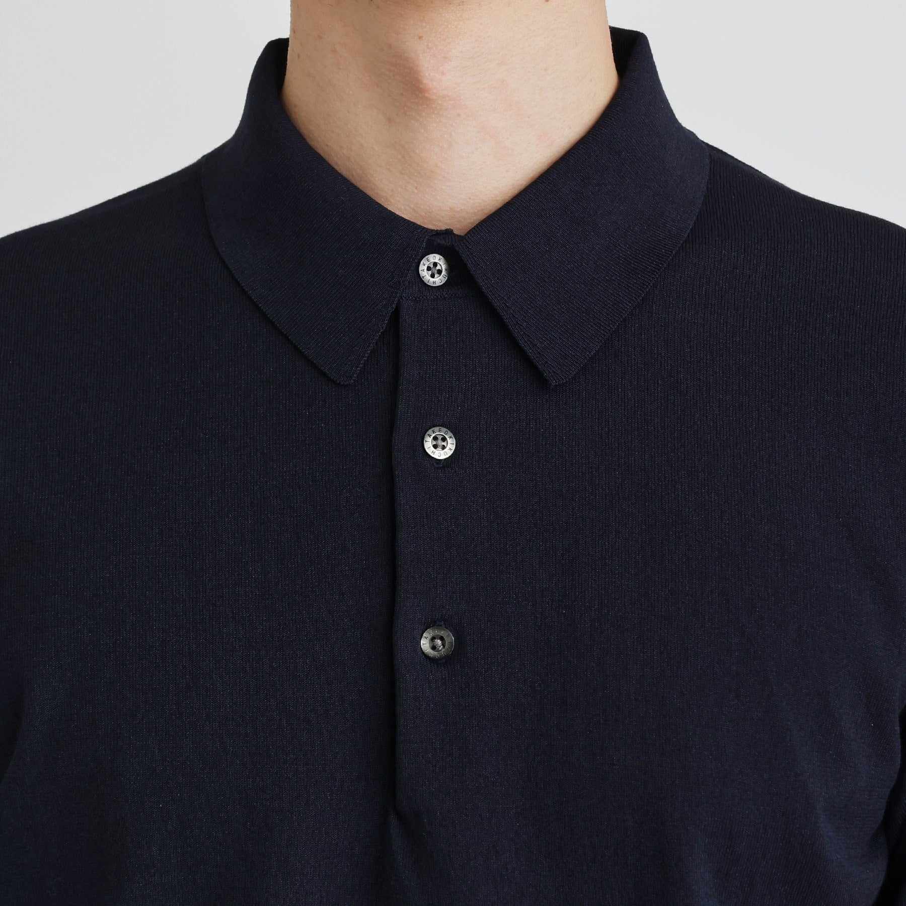 タケオキクチ TAKEO KIKUCHI テーラードニット ポロシャツ (ネイビー(094)) ネイビー(094)