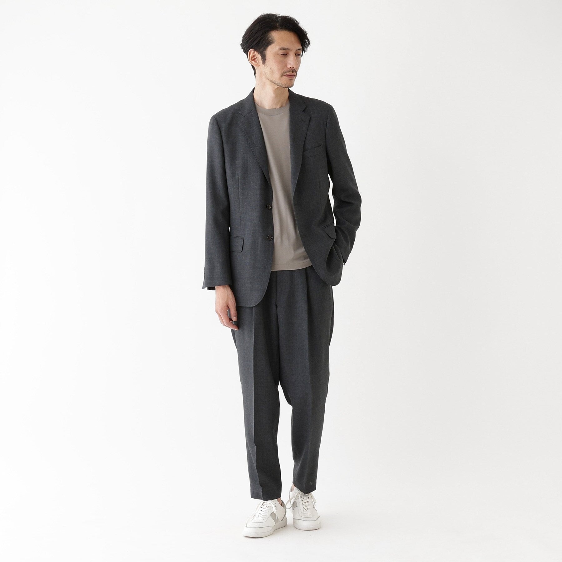 タケオキクチ TAKEO KIKUCHI 【THE FLAGSHIP】メッシュ ジャケット (チャコールグレー(014)) チャコールグレー(014)