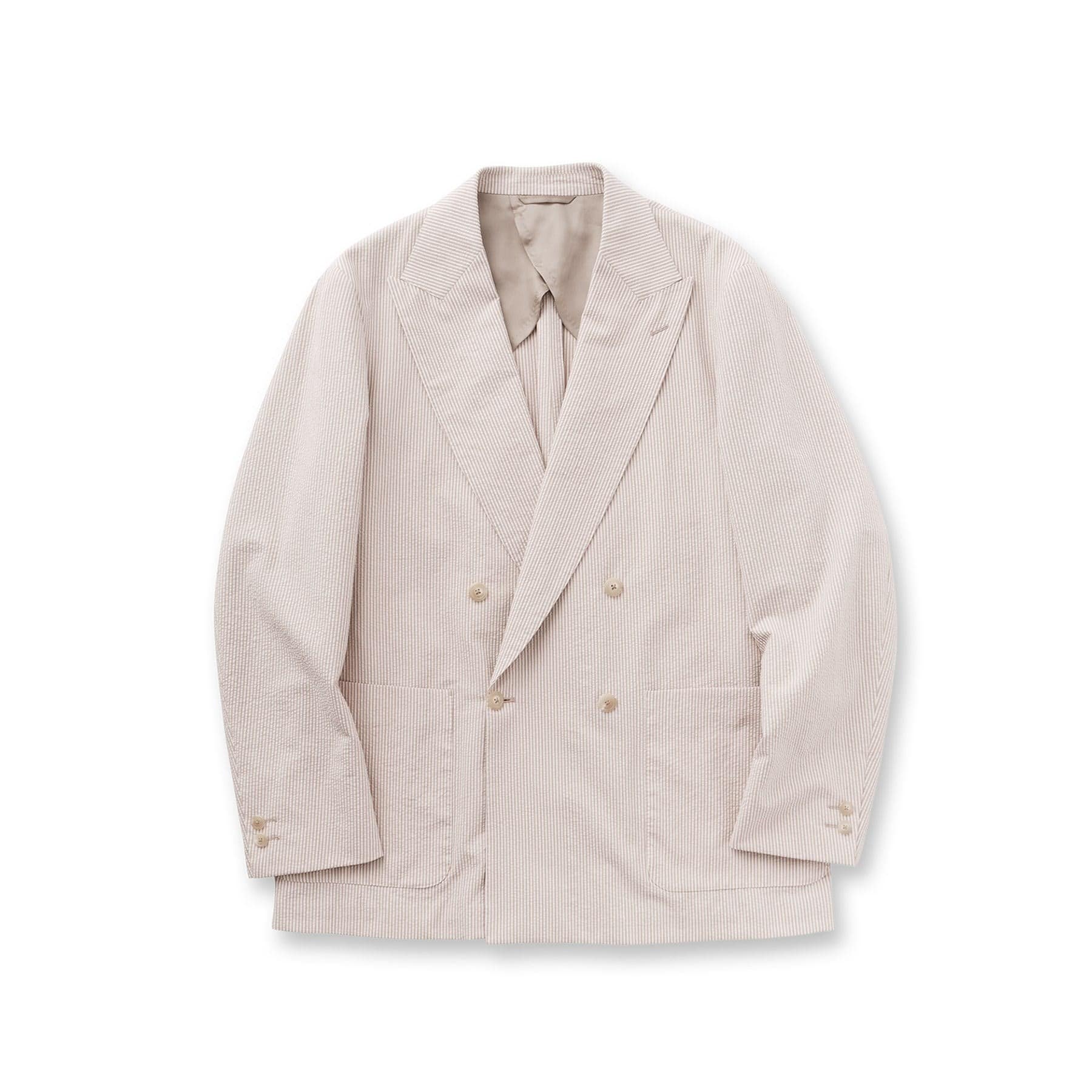 タケオキクチ TAKEO KIKUCHI 【THE FLAGSHIP】サッカー2wayストレッチ ジャケット (ブラック(319)) ブラック(319)