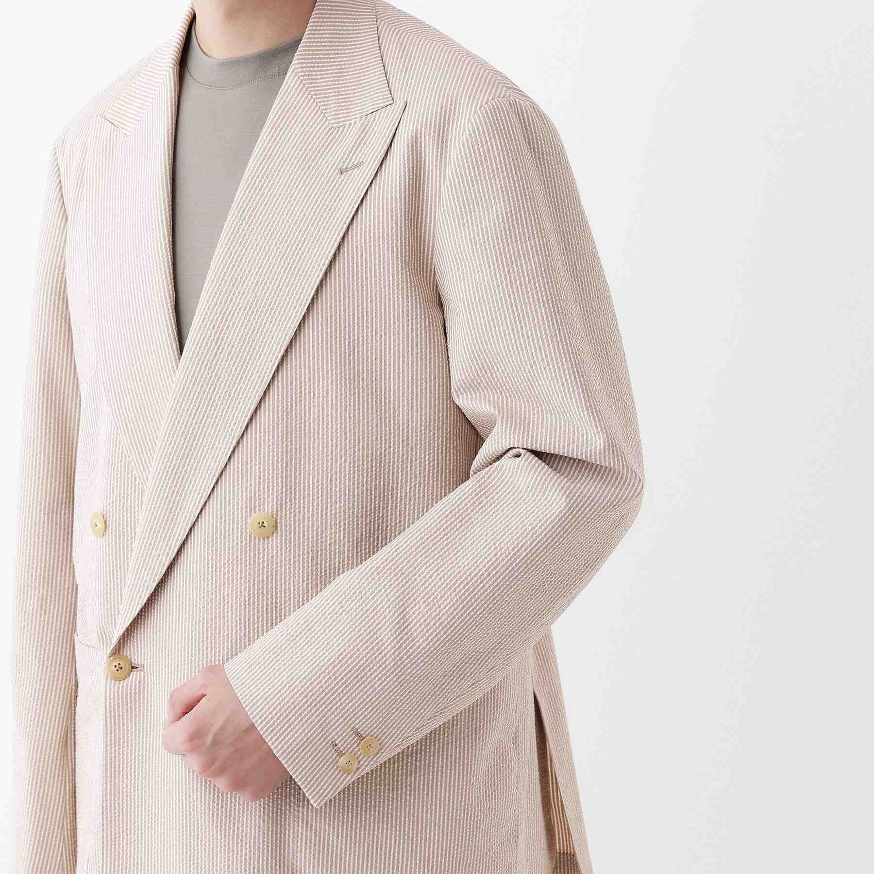 タケオキクチ TAKEO KIKUCHI 【THE FLAGSHIP】サッカー2wayストレッチ ジャケット (ブラック(319)) ブラック(319)