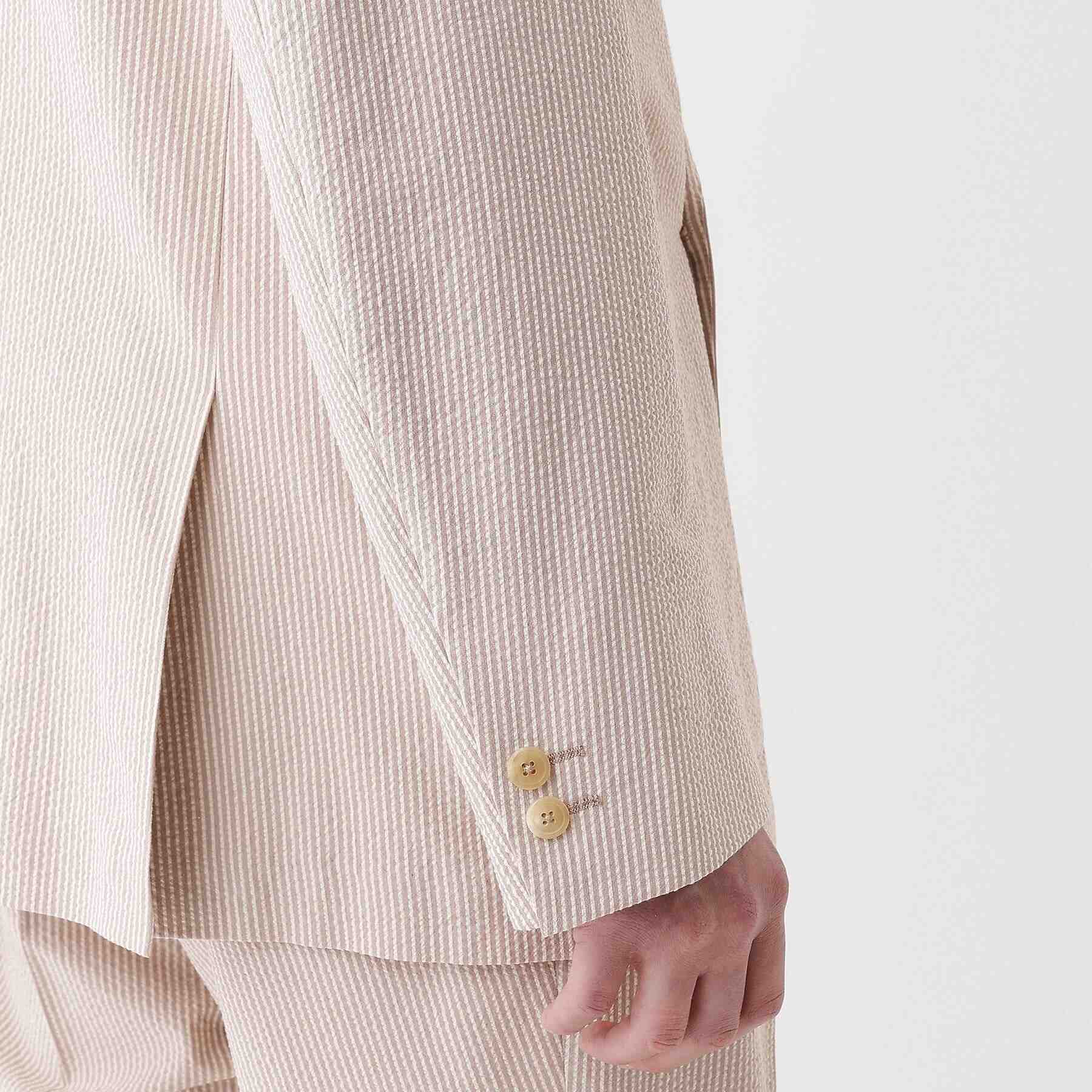 タケオキクチ TAKEO KIKUCHI 【THE FLAGSHIP】サッカー2wayストレッチ ジャケット (ブラック(319)) ブラック(319)