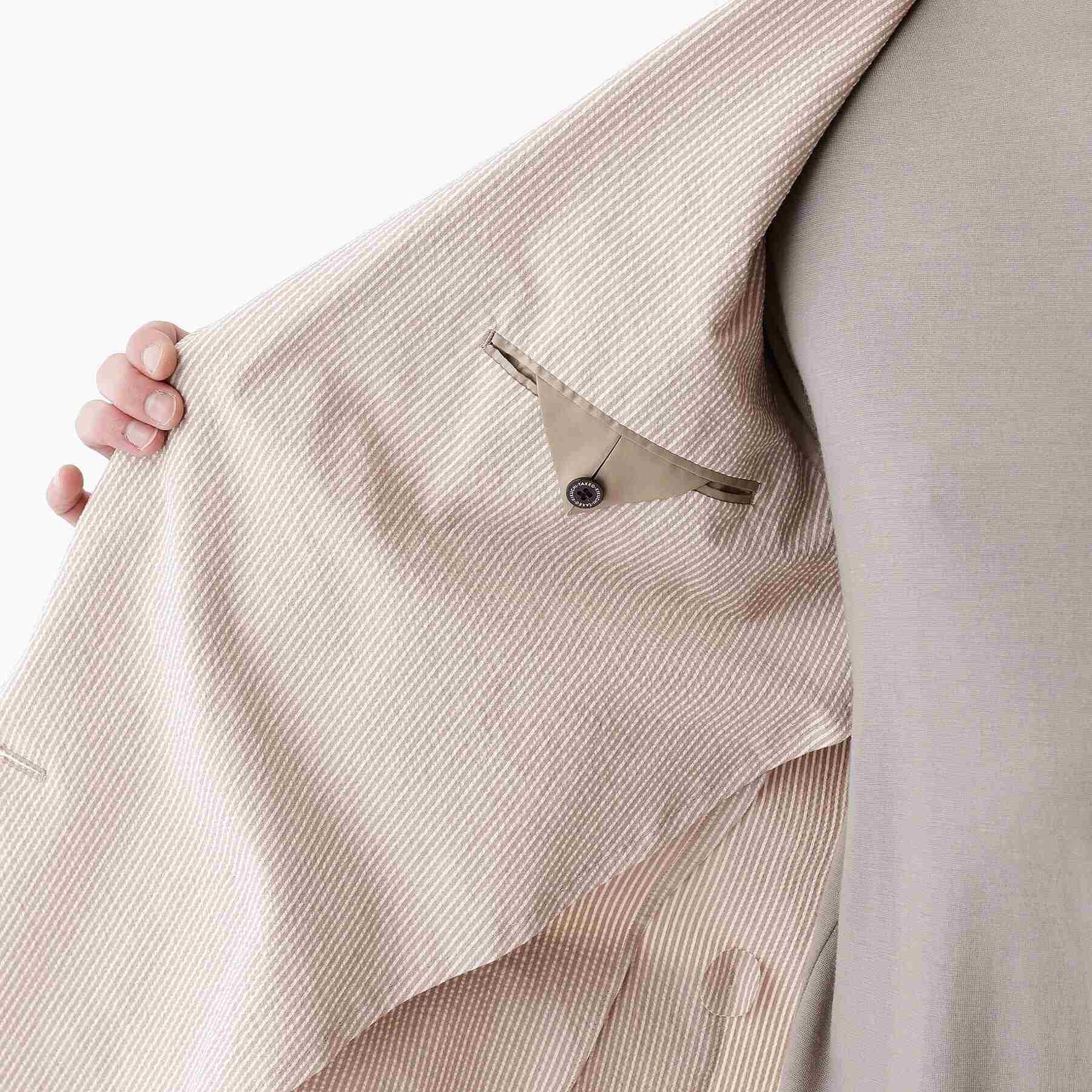 タケオキクチ TAKEO KIKUCHI 【THE FLAGSHIP】サッカー2wayストレッチ ジャケット (ブラック(319)) ブラック(319)