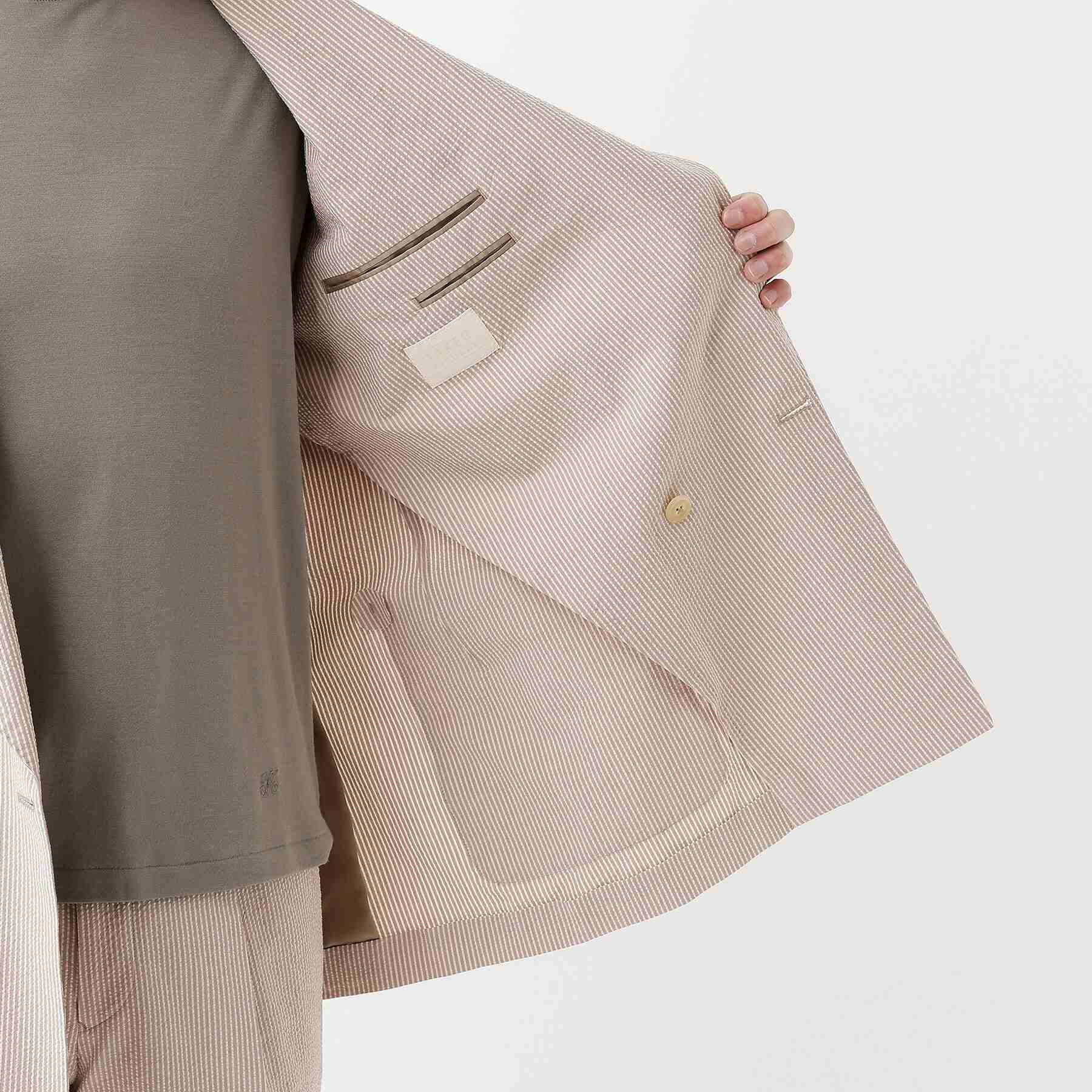 タケオキクチ TAKEO KIKUCHI 【THE FLAGSHIP】サッカー2wayストレッチ ジャケット (ブラック(319)) ブラック(319)