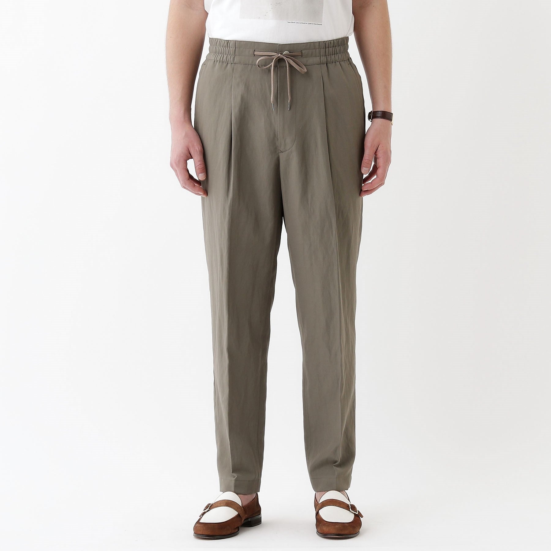 タケオキクチ TAKEO KIKUCHI 【THE FLAGSHIP】イージースラックス (ブルー(093)) ブルー(093)