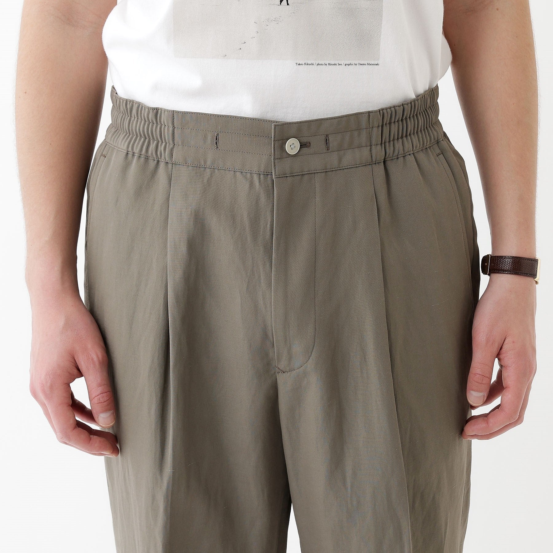 タケオキクチ TAKEO KIKUCHI 【THE FLAGSHIP】イージースラックス (ブルー(093)) ブルー(093)