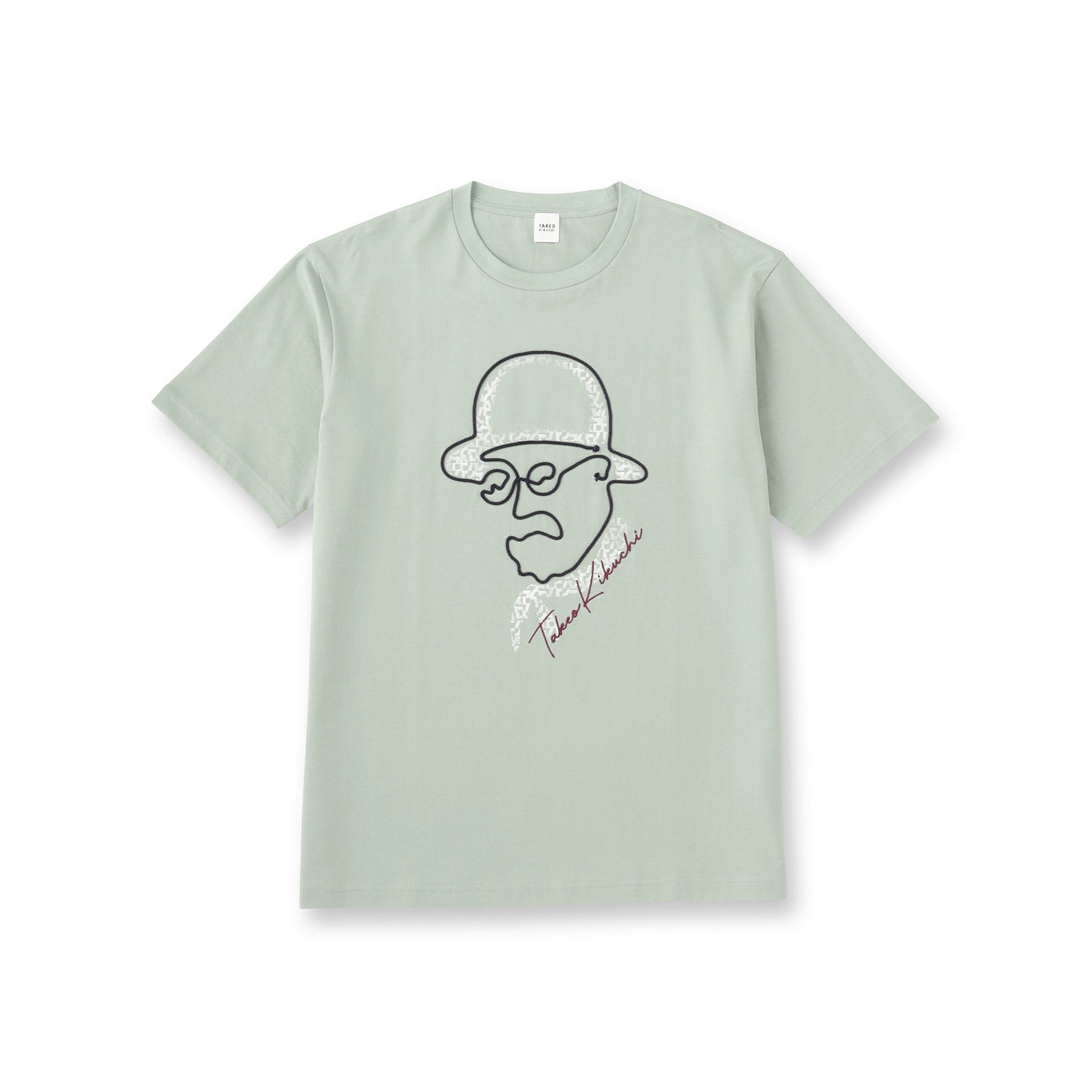 タケオキクチ TAKEO KIKUCHI 【Sサイズ~】フェイスロープ刺繍 天竺Tシャツ (ブラック(019)) ブラック(019)