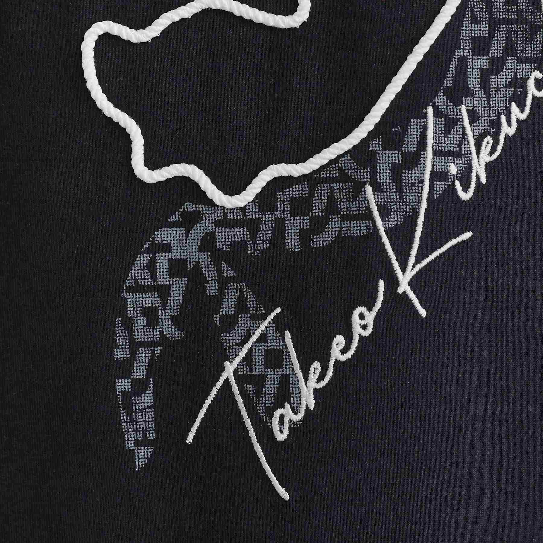 タケオキクチ TAKEO KIKUCHI 【Sサイズ~】フェイスロープ刺繍 天竺Tシャツ (ブラック(019)) ブラック(019)