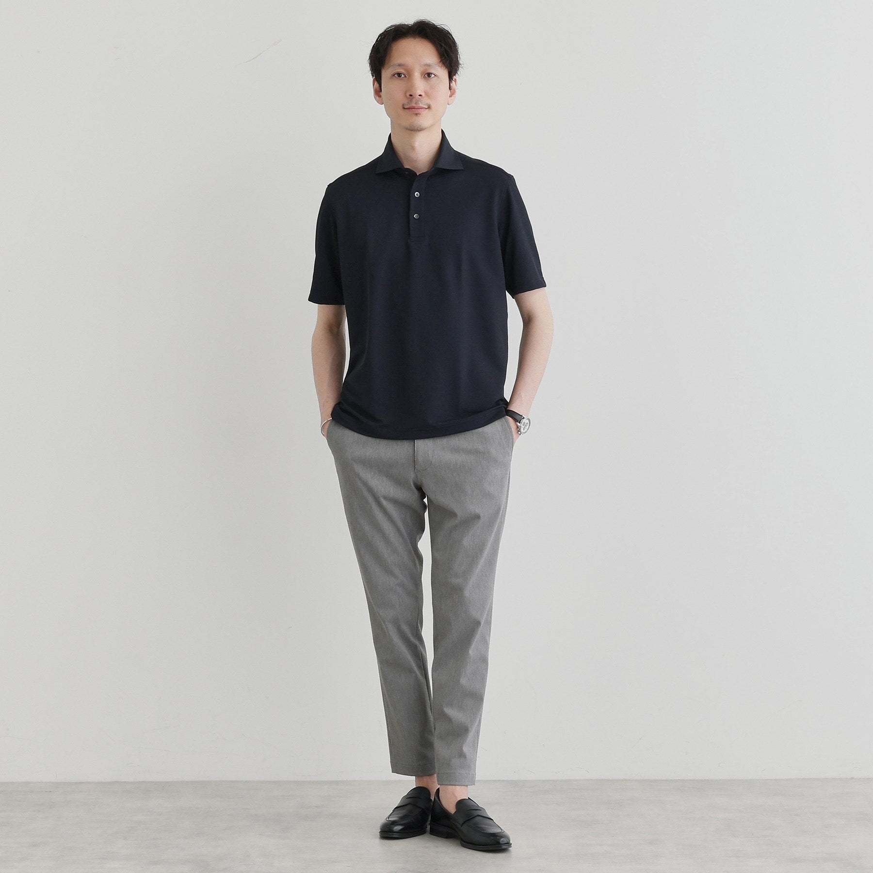 タケオキクチ TAKEO KIKUCHI 【LIMITED】WONDER SHAPE 360°ストレッチ スリムテーパードパンツ (カーキ(027)) カーキ(027)