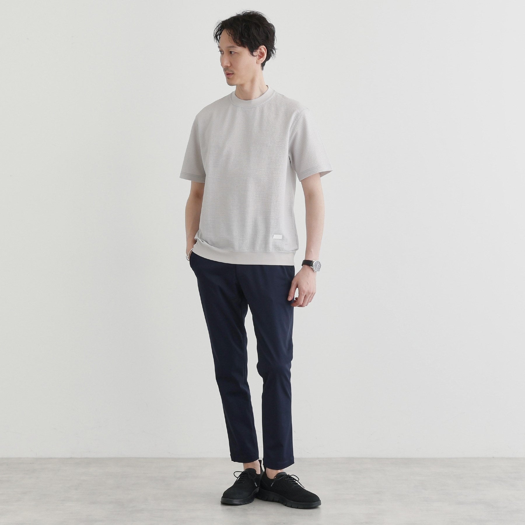 タケオキクチ TAKEO KIKUCHI 【LIMITED】WONDER SHAPE 360°ストレッチ スリムテーパードパンツ (カーキ(027)) カーキ(027)