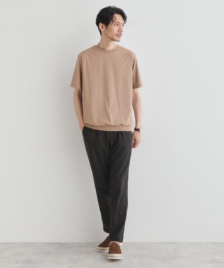 タケオキクチ TAKEO KIKUCHI 【接触冷感】テーラードTシャツ (ブラウン(043)) ブラウン(043)