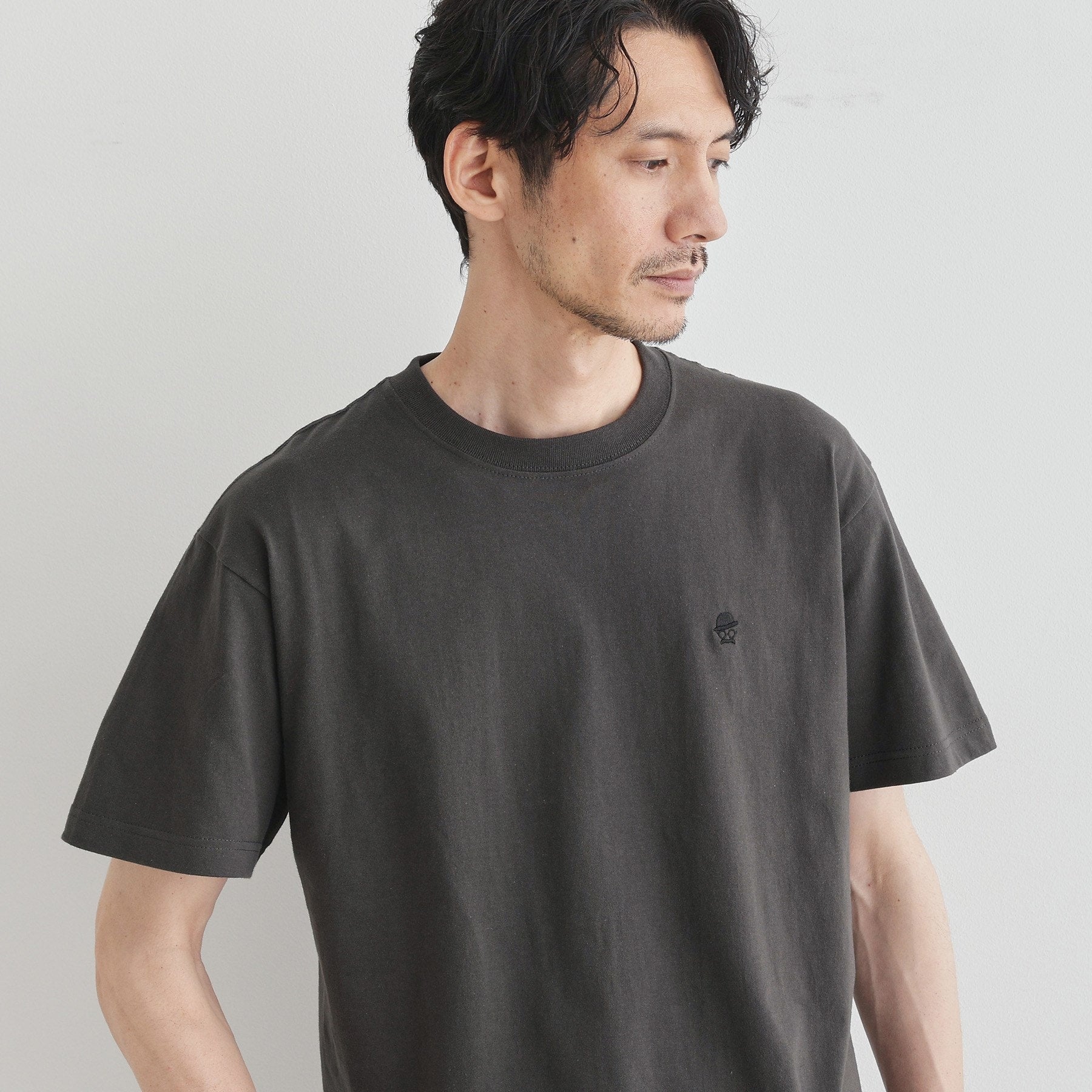 タケオキクチ TAKEO KIKUCHI 【LIMITED】ワンポイント刺繍 半袖Tシャツ (ホワイト(001)) ホワイト(001)