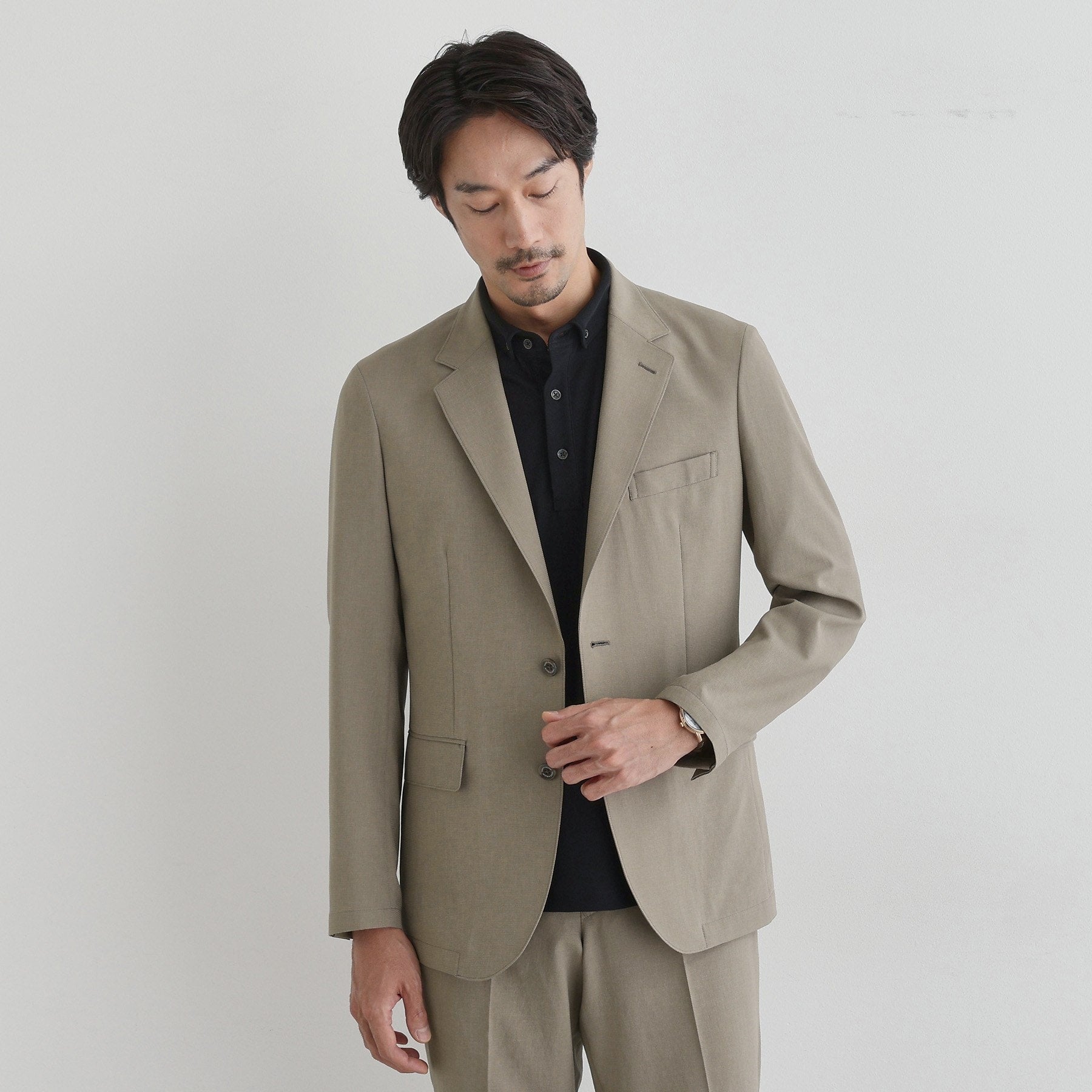 タケオキクチ TAKEO KIKUCHI 【接触冷感】アーバンクール ジャケット (ピンクベージュ(053)) ピンクベージュ(053)