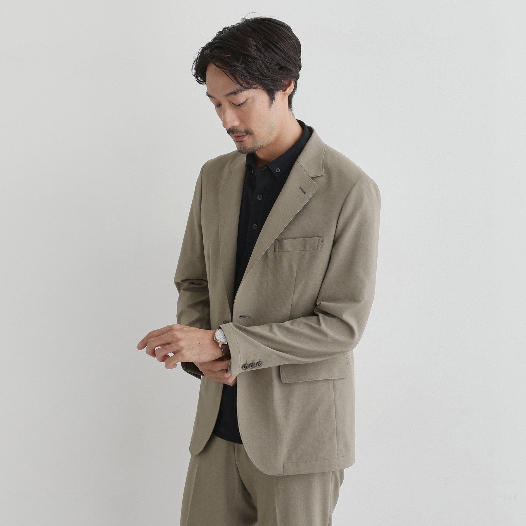 タケオキクチ TAKEO KIKUCHI 【接触冷感】アーバンクール ジャケット (ピンクベージュ(053)) ピンクベージュ(053)