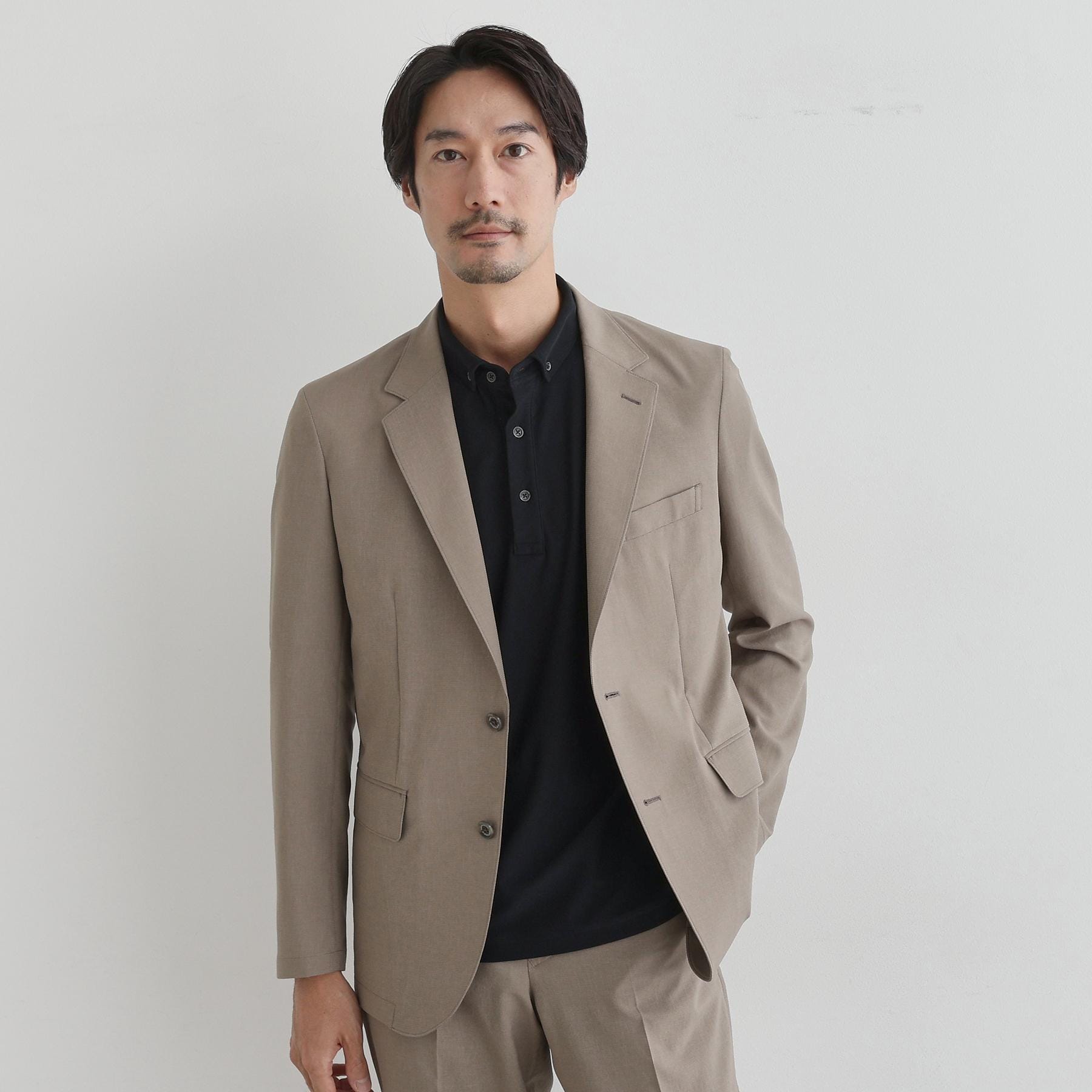 タケオキクチ TAKEO KIKUCHI 【接触冷感】アーバンクール ジャケット (ピンクベージュ(053)) ピンクベージュ(053)